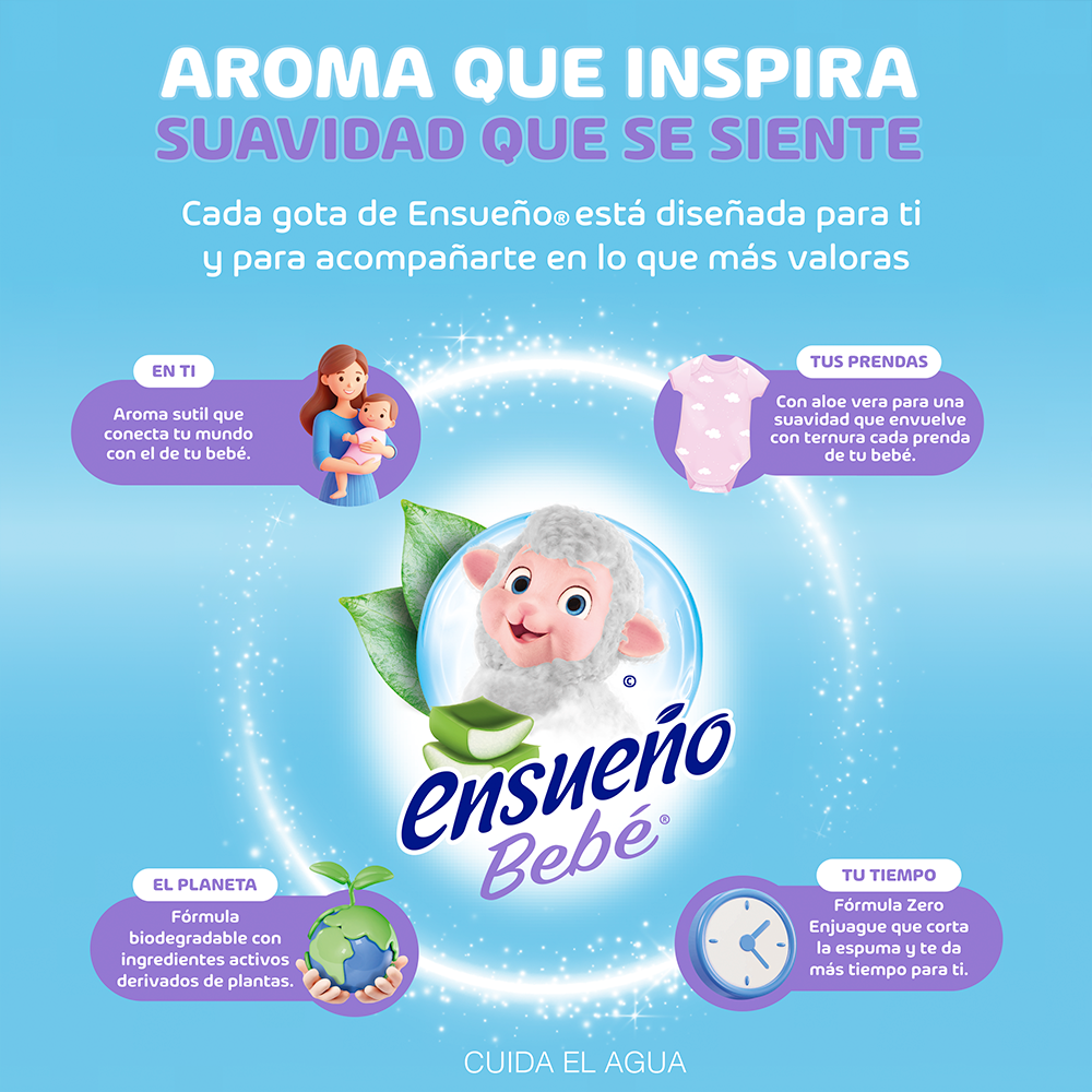 Suavizante Bebe Ensueño 850.0 Ml