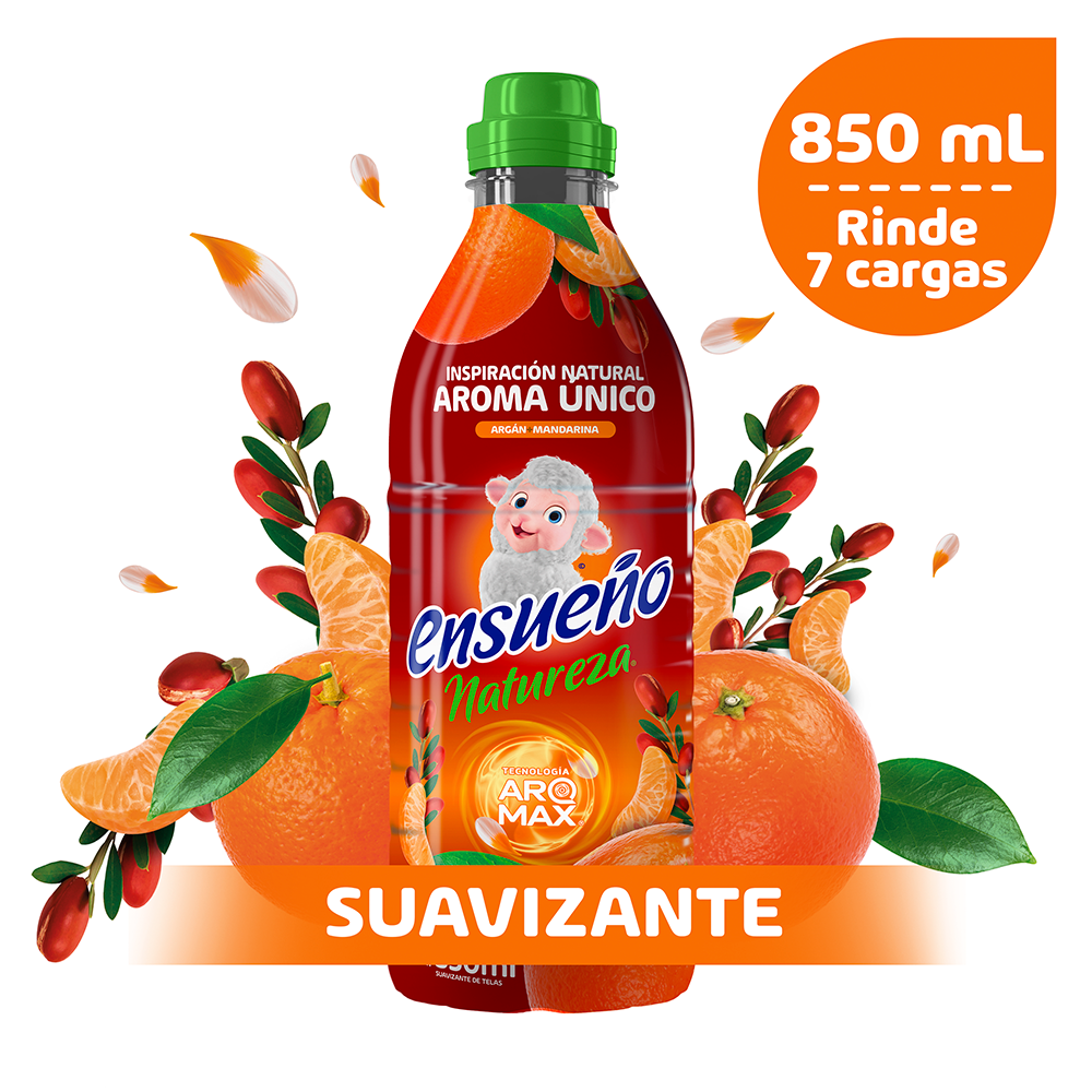 Suavizante Argan Mandarina Ensueño 850.0 Ml