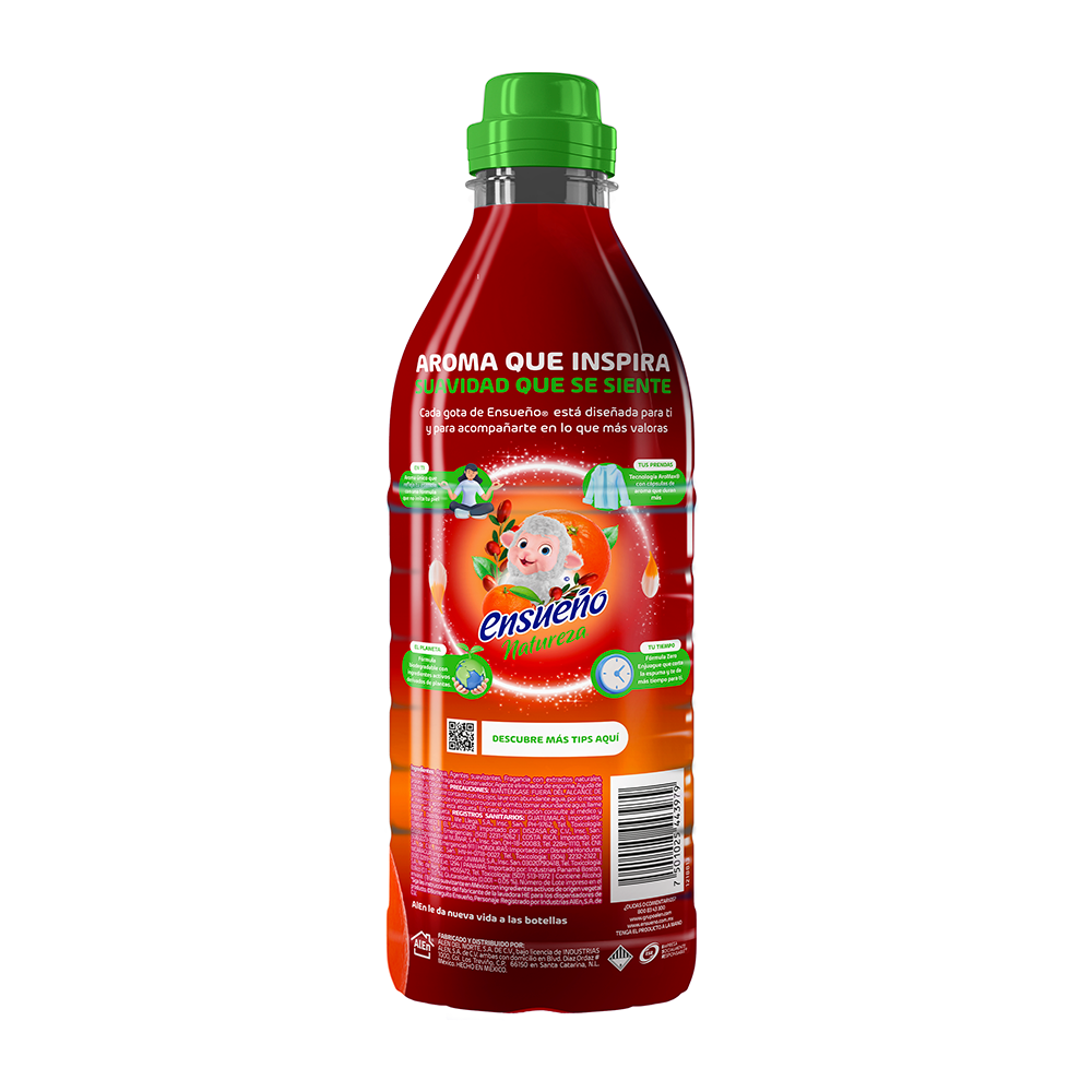 Suavizante Argan Mandarina Ensueño 850.0 Ml