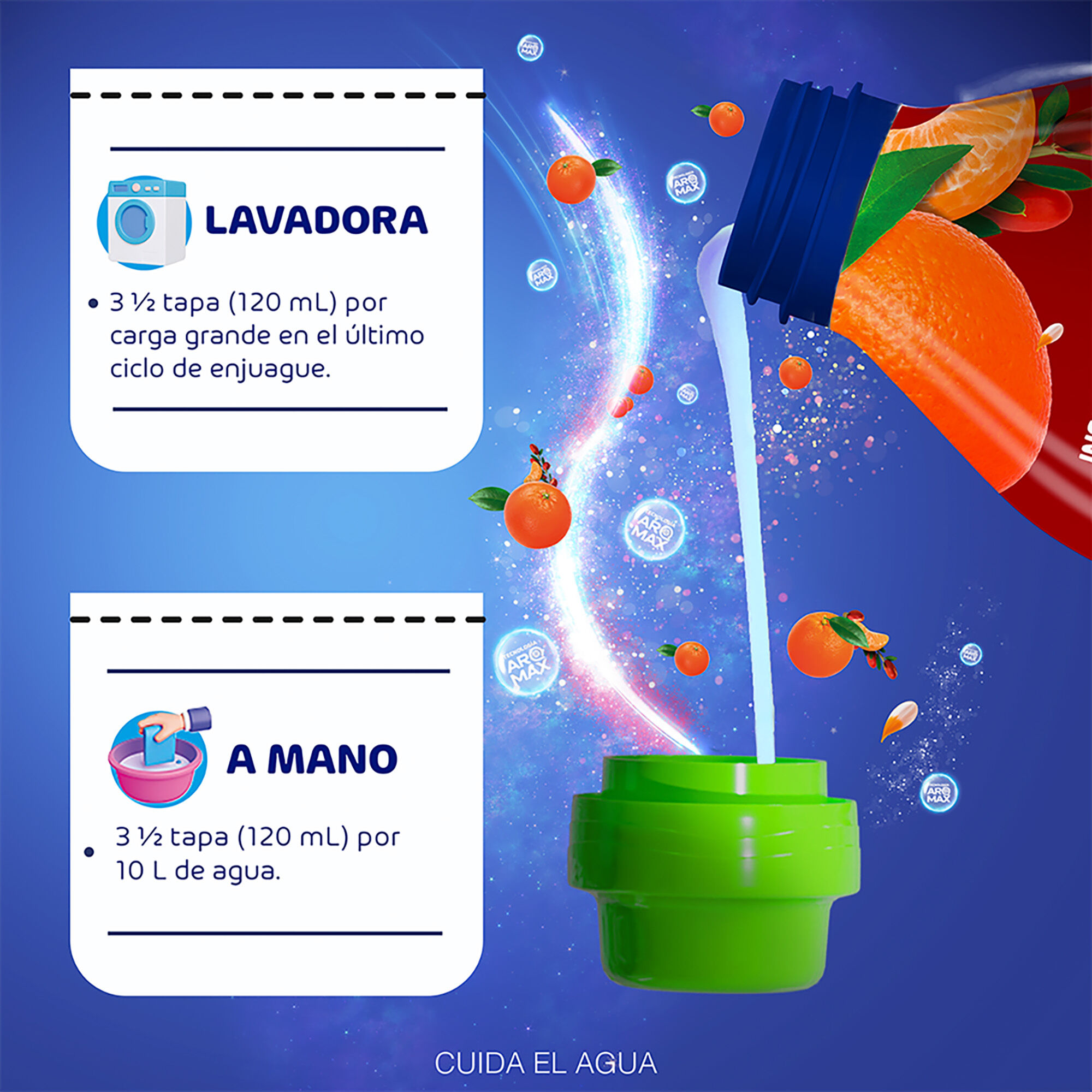 Suavizante Argan Mandarina Ensueño 850.0 Ml
