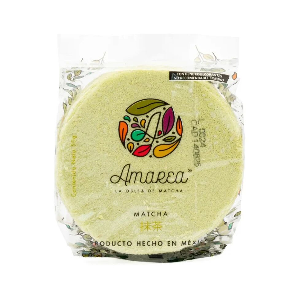 Obleas Matcha Amarea 50.0 Gr