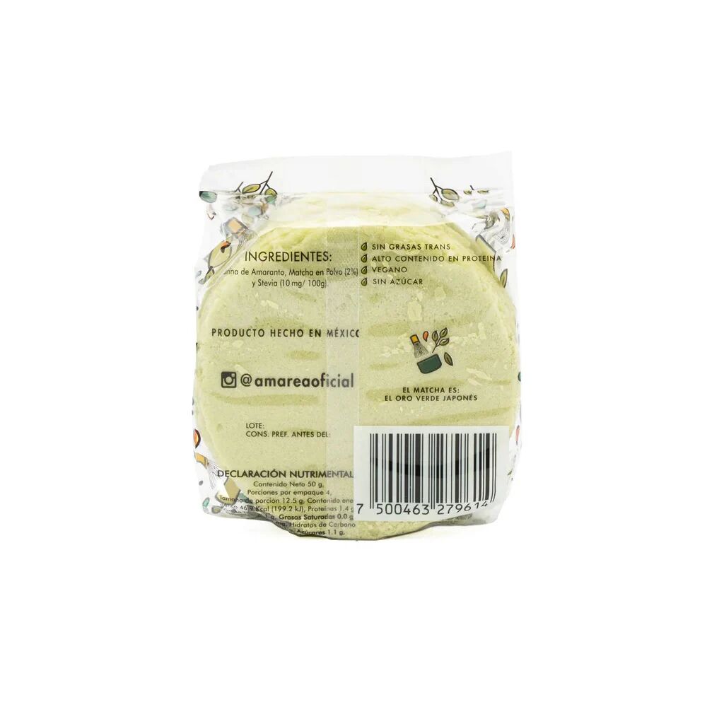 Obleas Matcha Amarea 50 G
