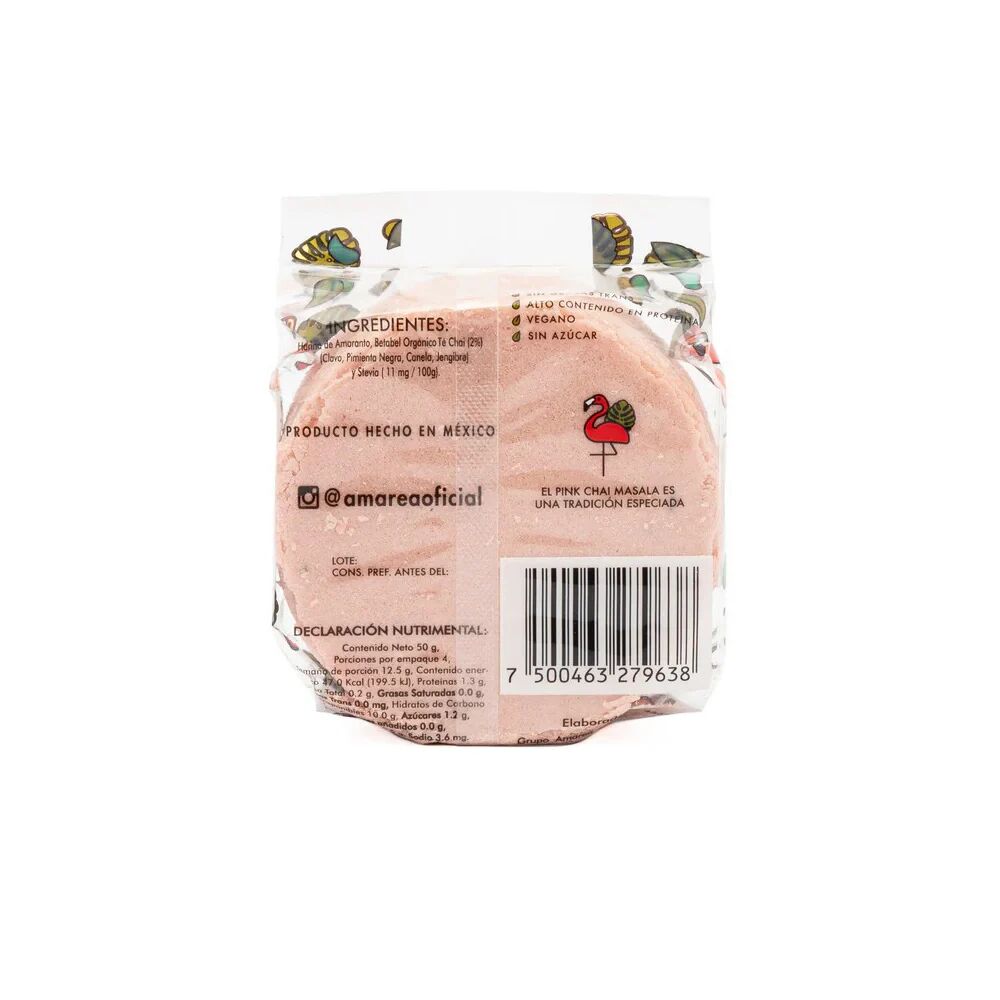 Obleas Pink Chai Amarea 50.0 Gr