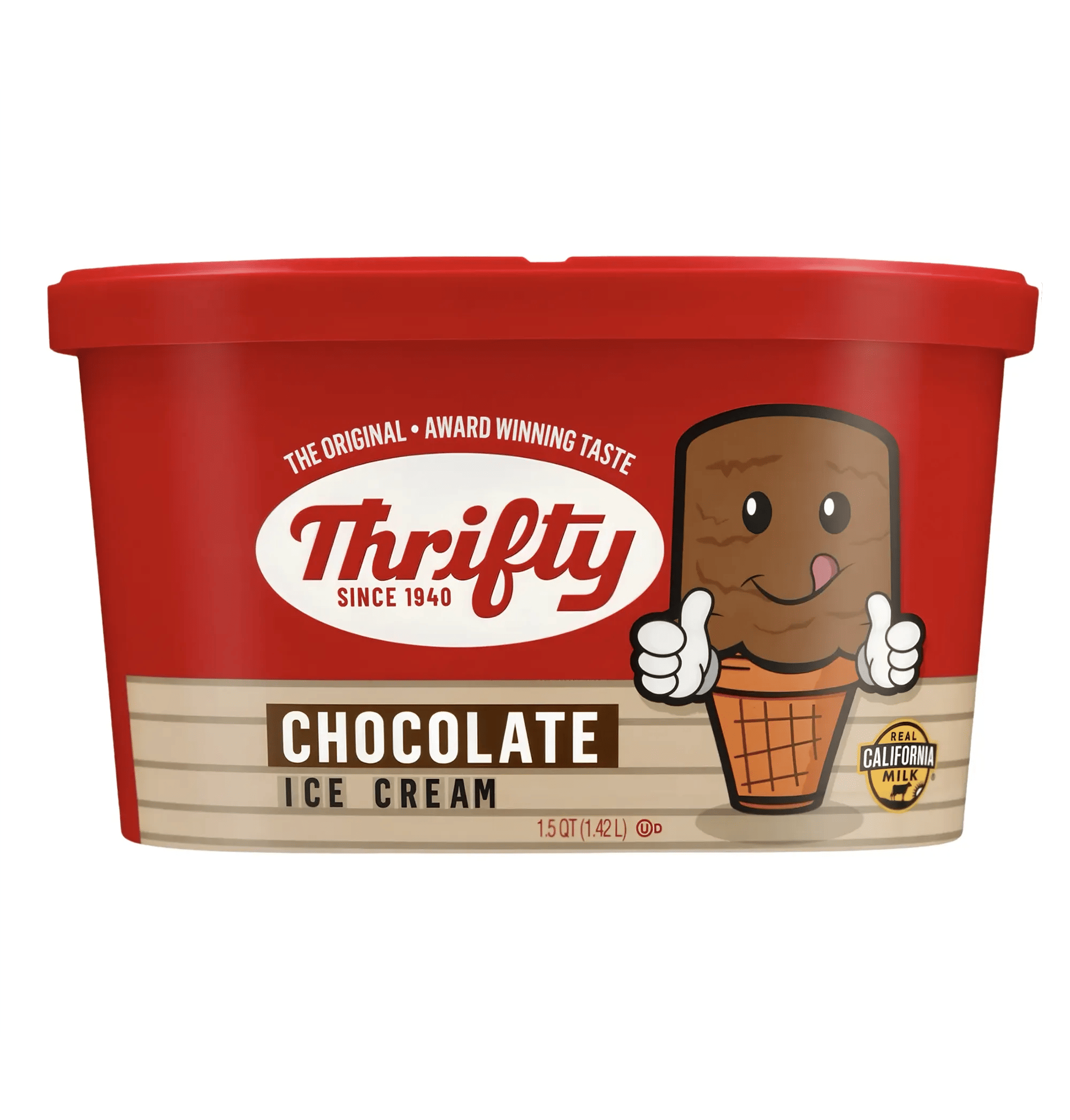 Ice Cream Chocolate Thrifty 1.66 Lt
