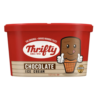 Ice Cream Chocolate Thrifty 1.42lt