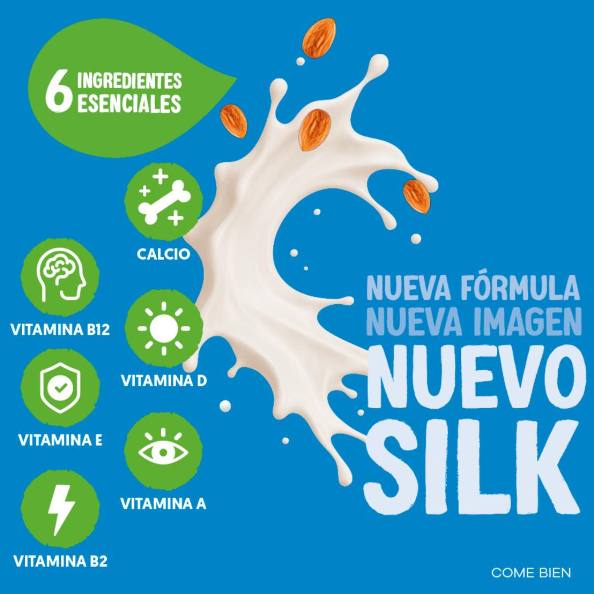 Silk Bebida Vegetal Sabor Almendra Sin Azúcar 946ml