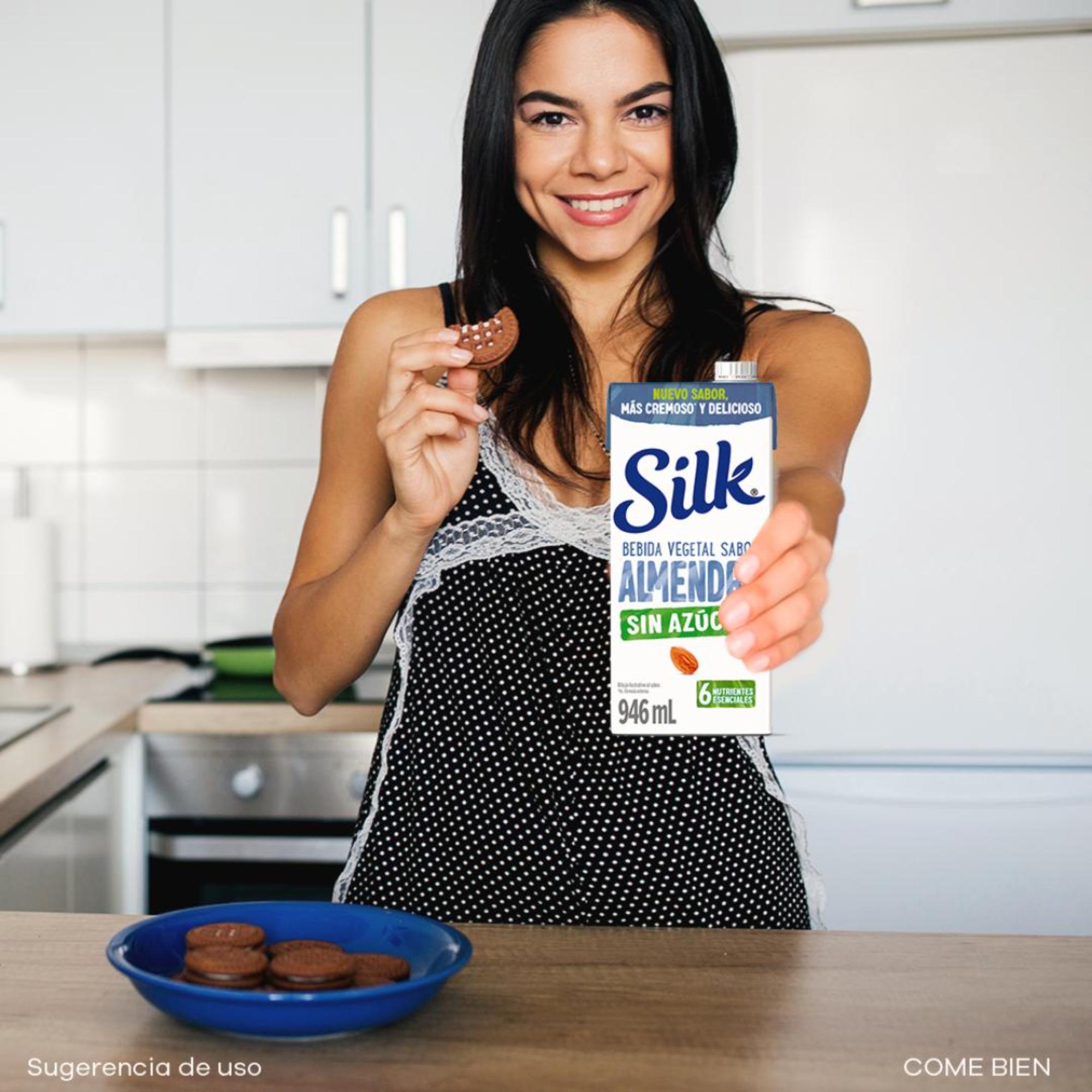 Silk Bebida Vegetal Sabor Almendra Sin Azúcar 946ml