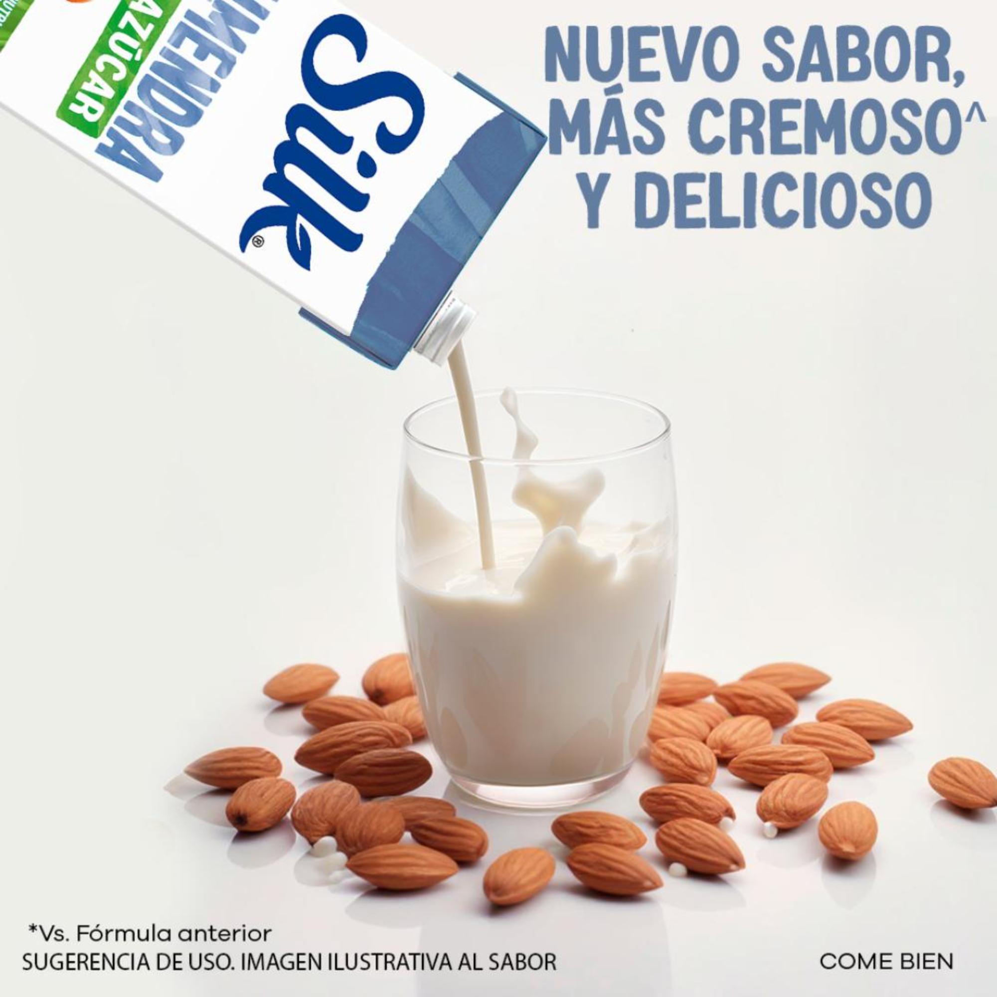 Silk Bebida Vegetal Sabor Almendra Sin Azúcar 946ml