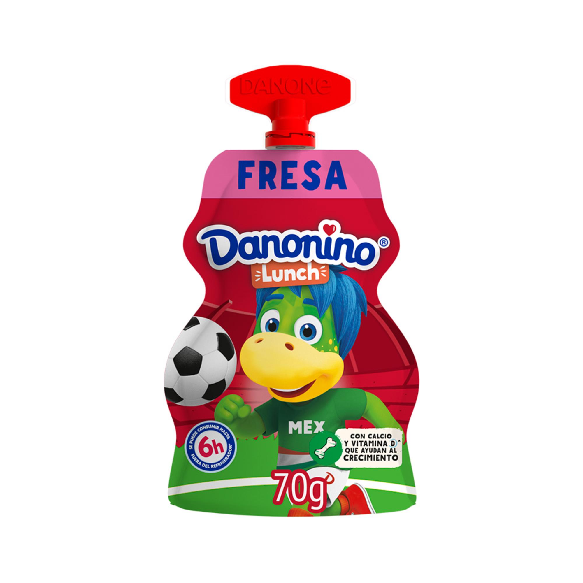 Danonino Lunch Queso Petit Suisse Con Fresa 70g Pouch