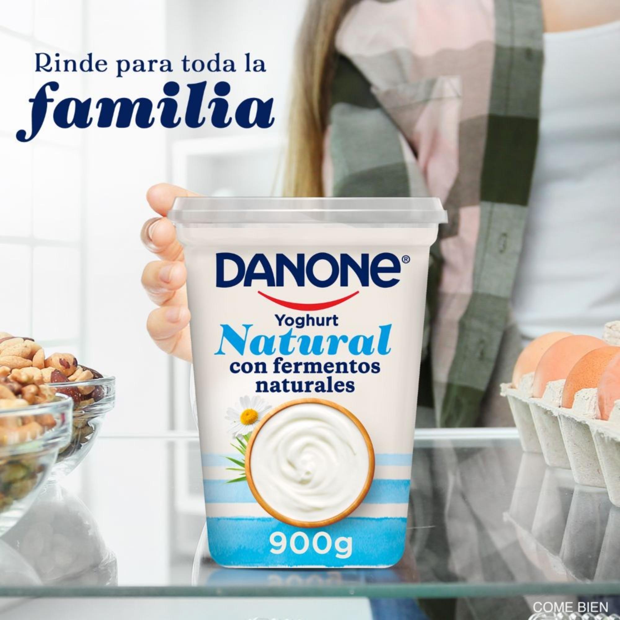 Yoghurt Danone Natural Con Fermentos Naturales 900g