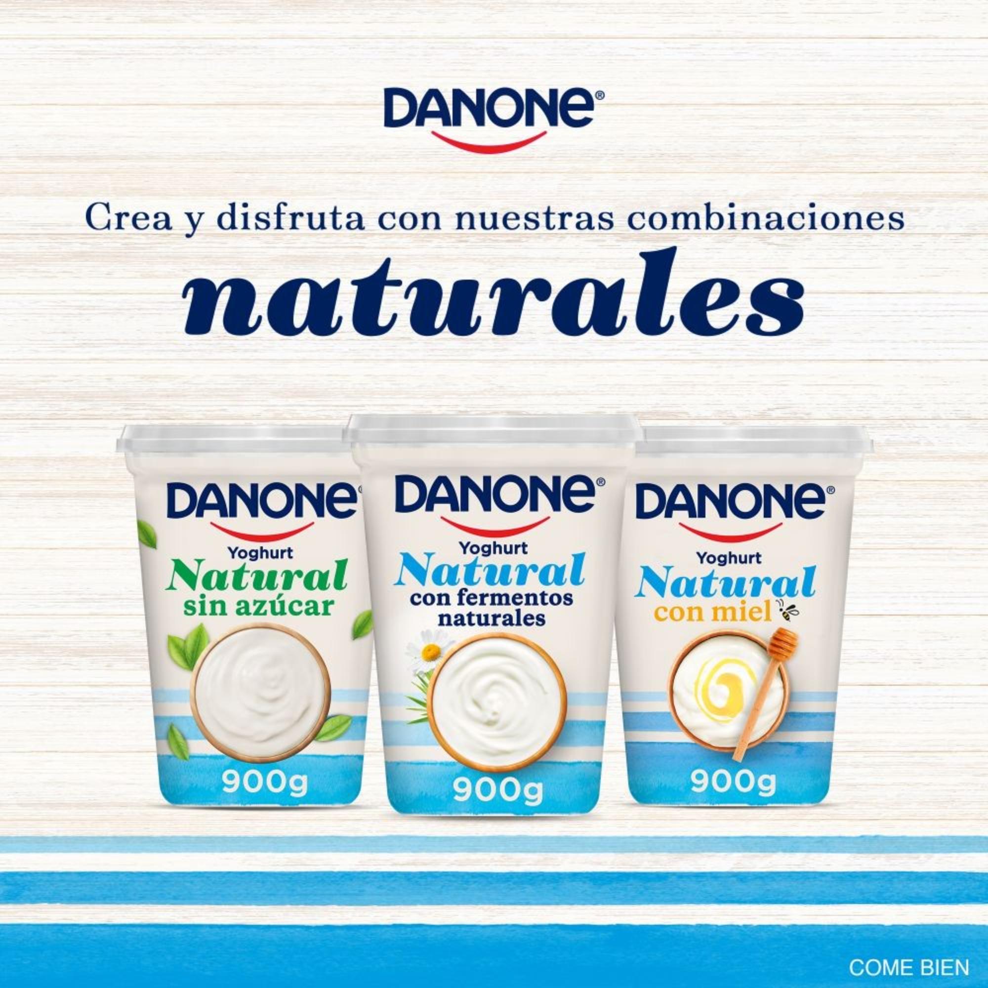 Yoghurt Danone Natural Con Fermentos Naturales 900g