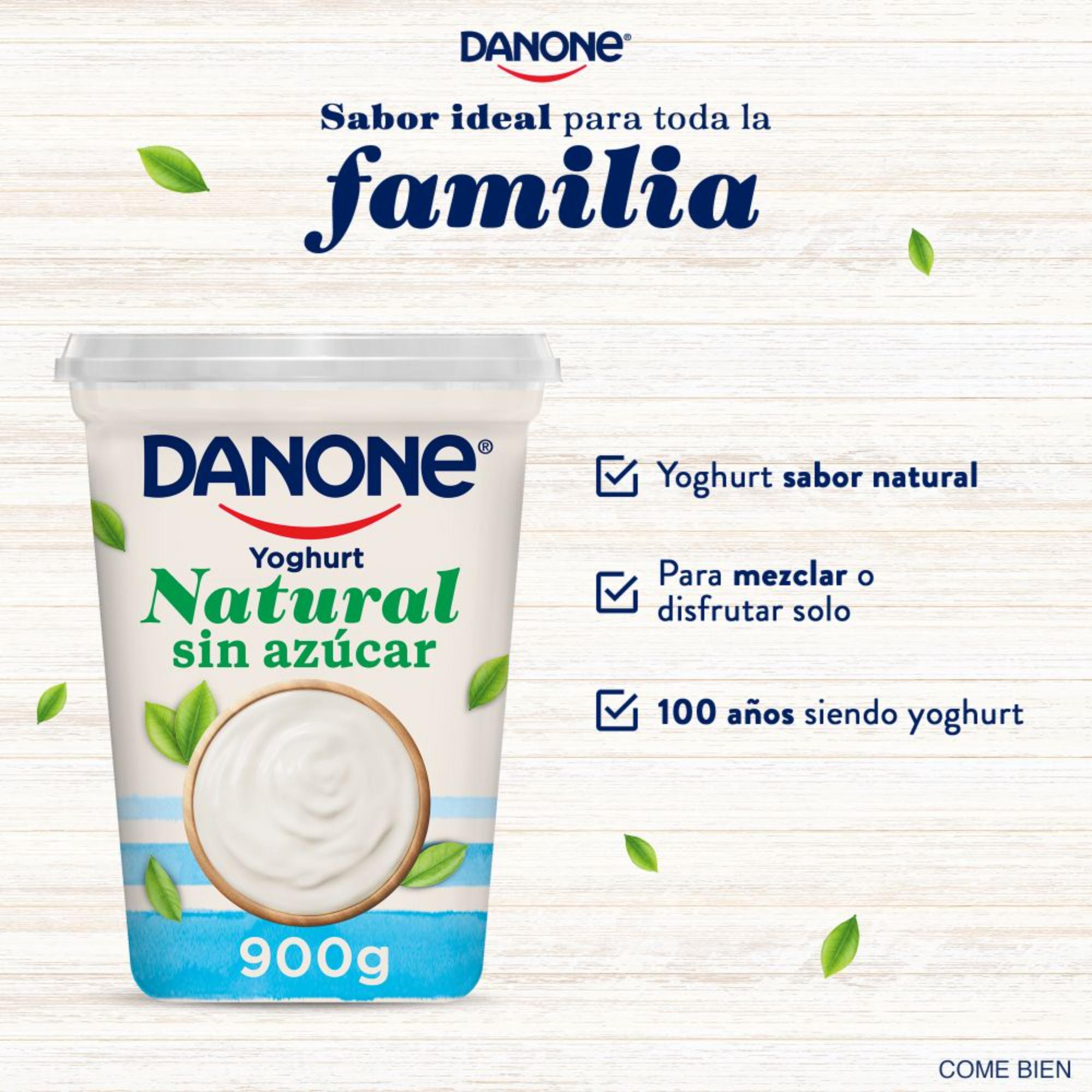 Yoghurt Danone Natural Sin Azúcar 900g