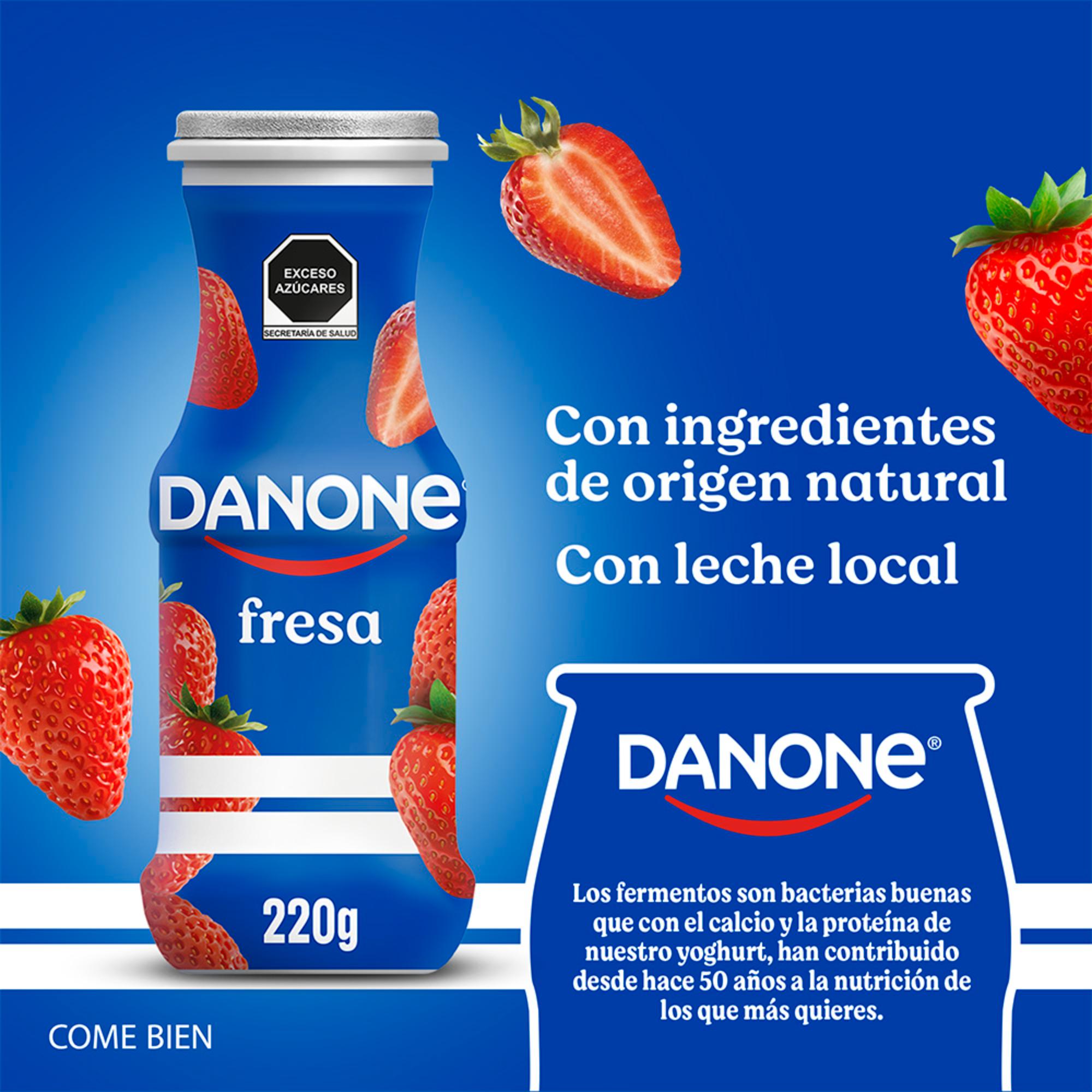 Yoghurt Danone Bebible Sabor Fresa 6x220g C/u