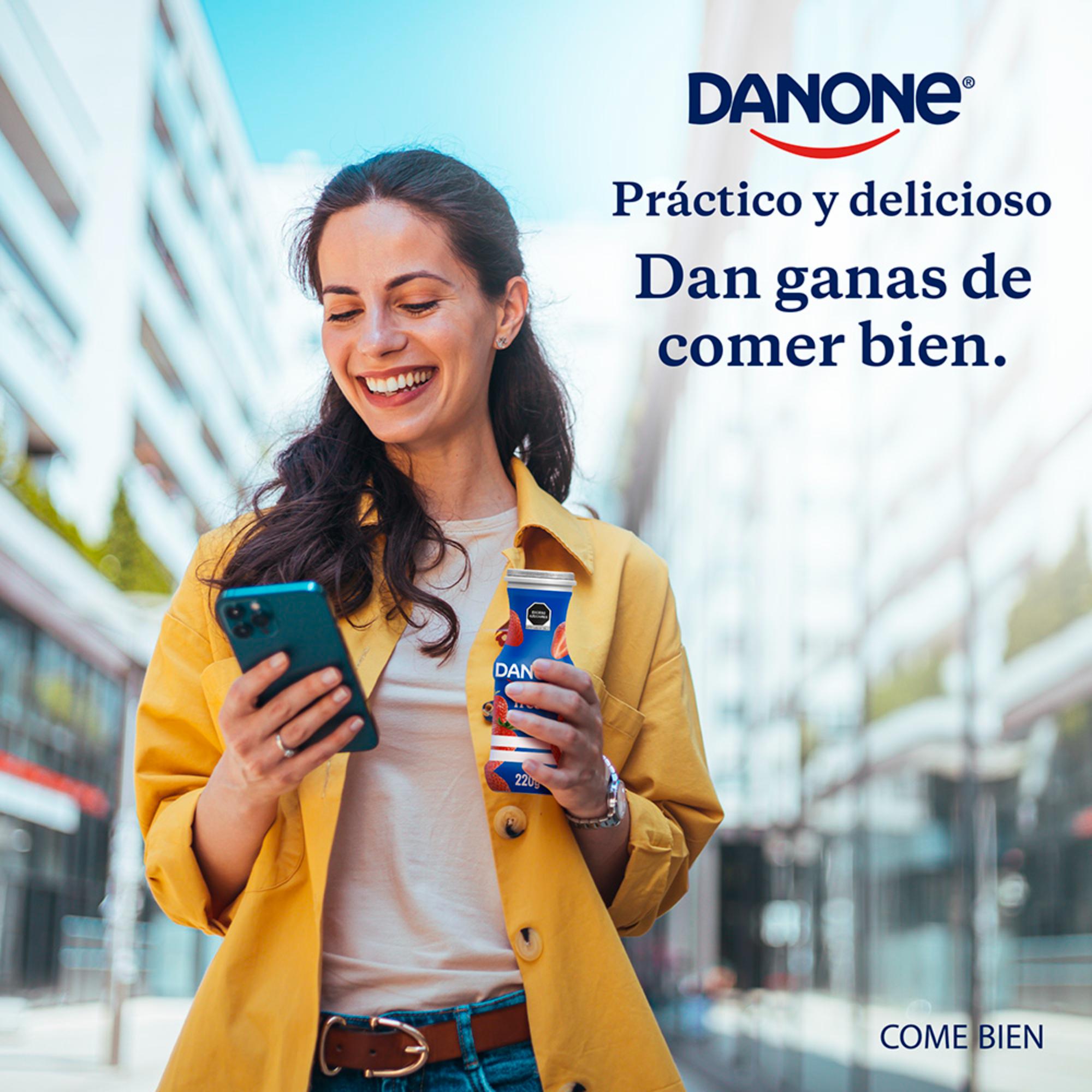 Yoghurt Danone Bebible Sabor Fresa 6x220g C/u