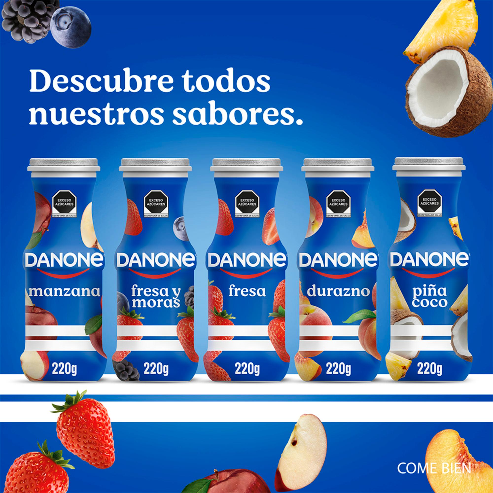 Yoghurt Danone Bebible Sabor Fresa Y Manzana 6x220g C/u