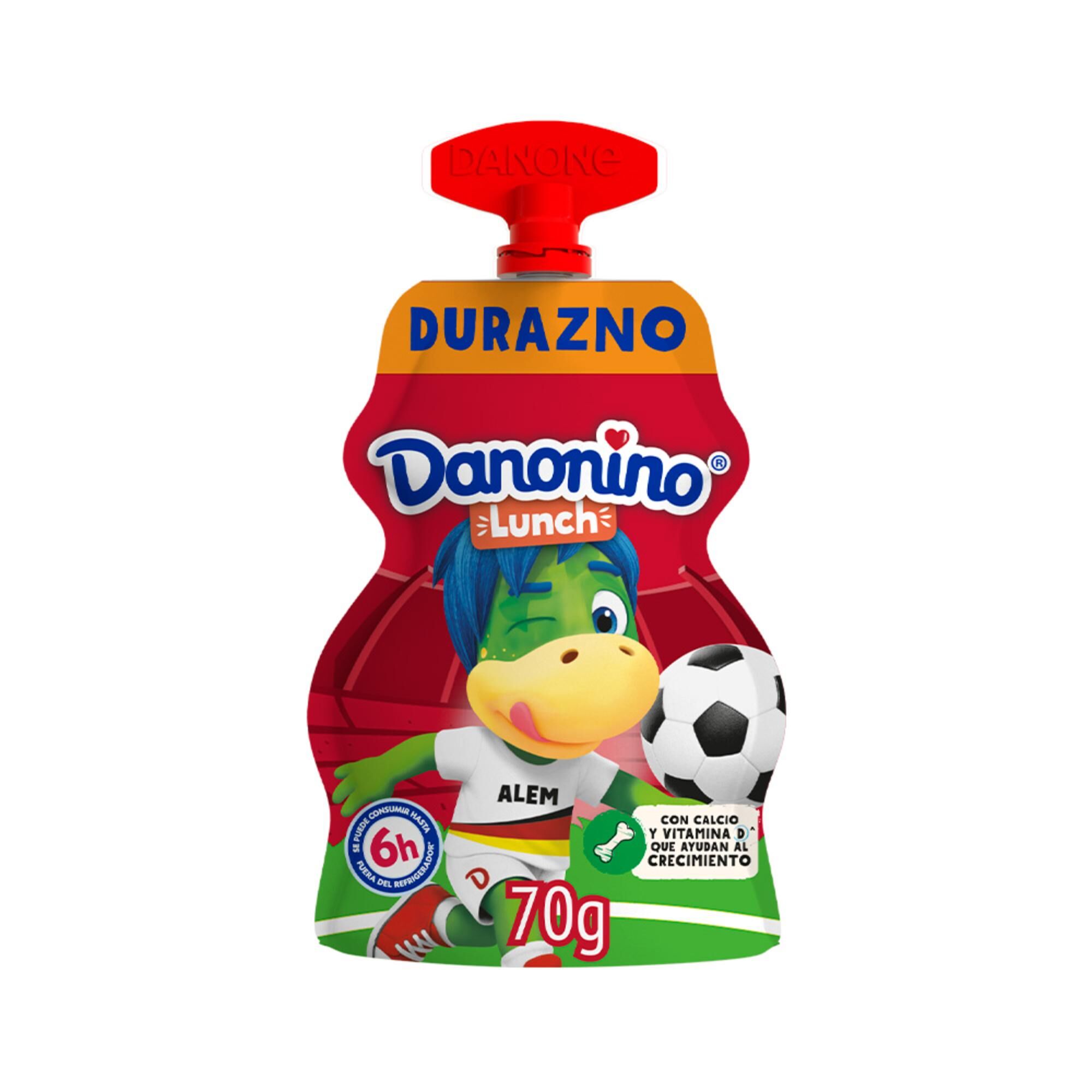 Danonino Lunch Queso Petit Suisse Con Durazno 70g Pouch