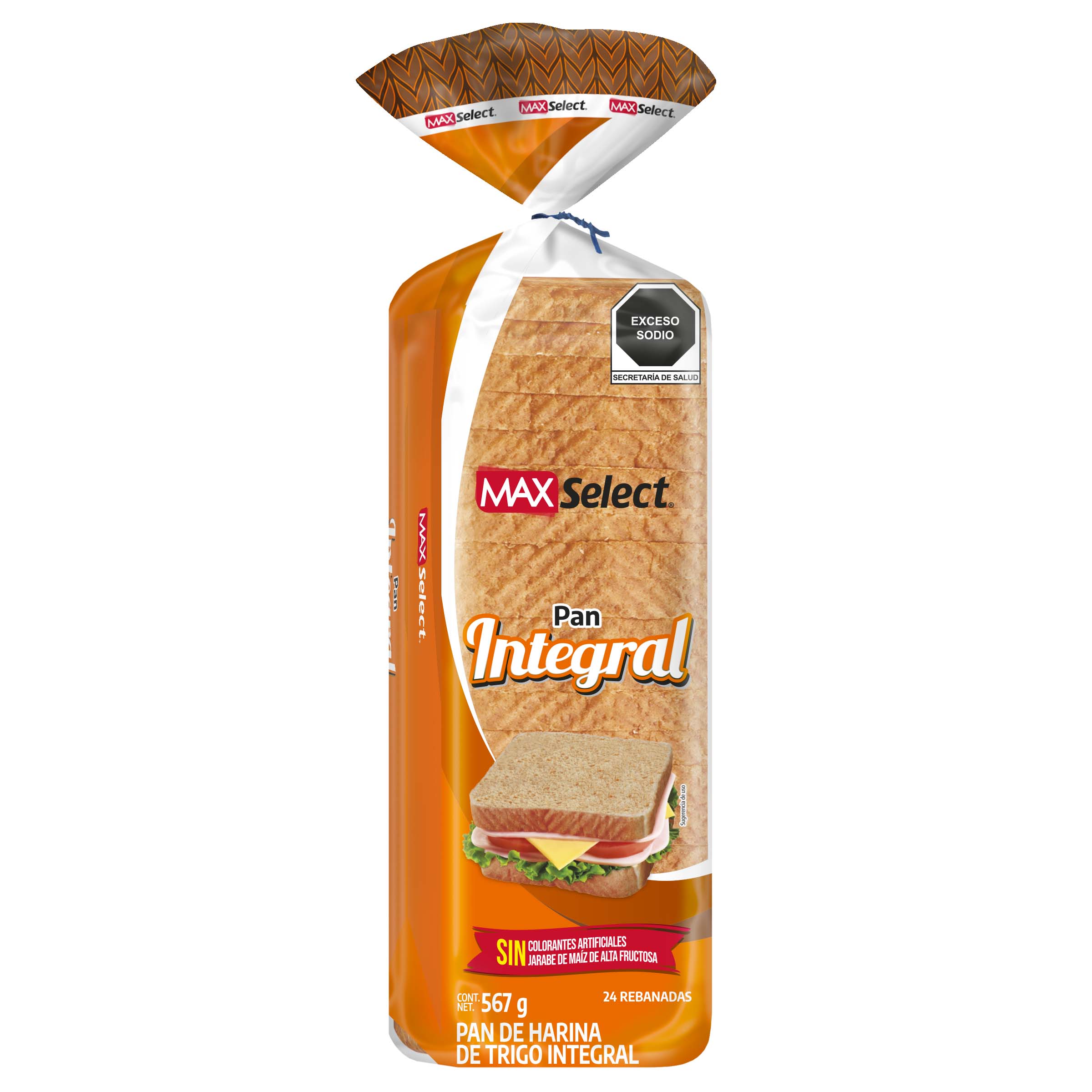Pan De Barra Integral Max Select 567.0 Gr