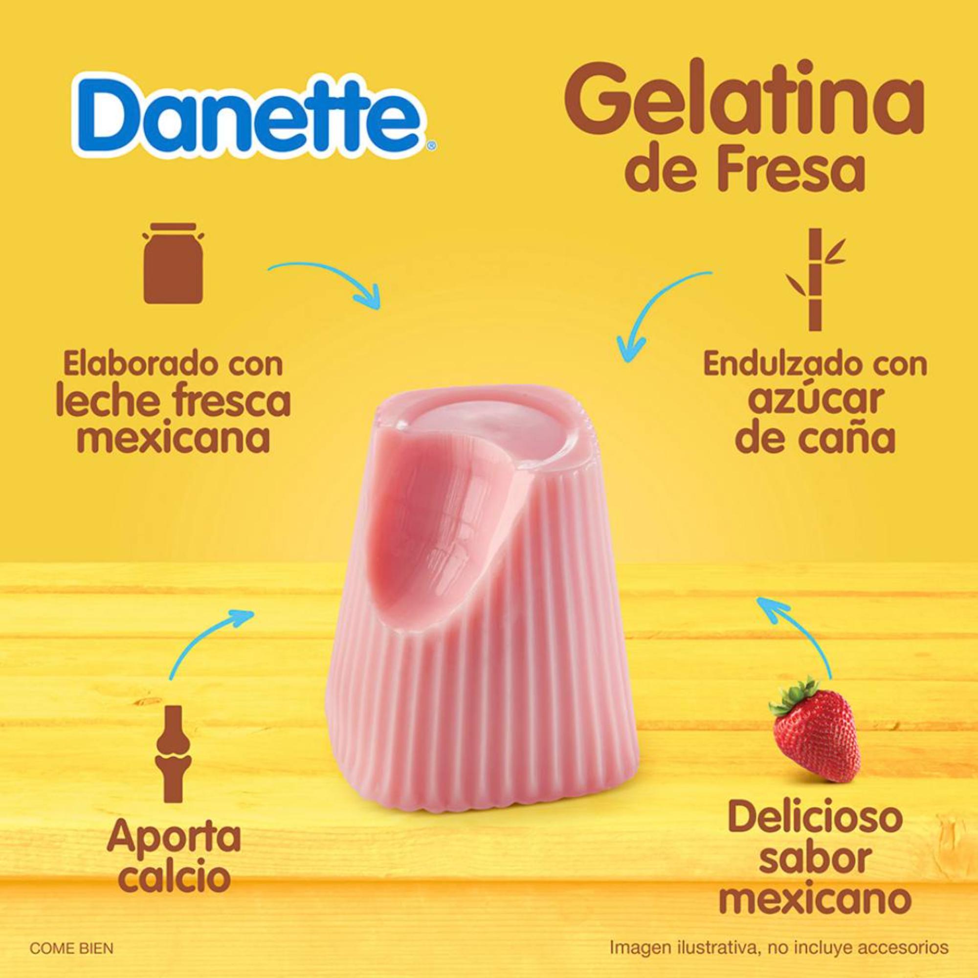 Gelatina Danette Sabor Fresa 100g