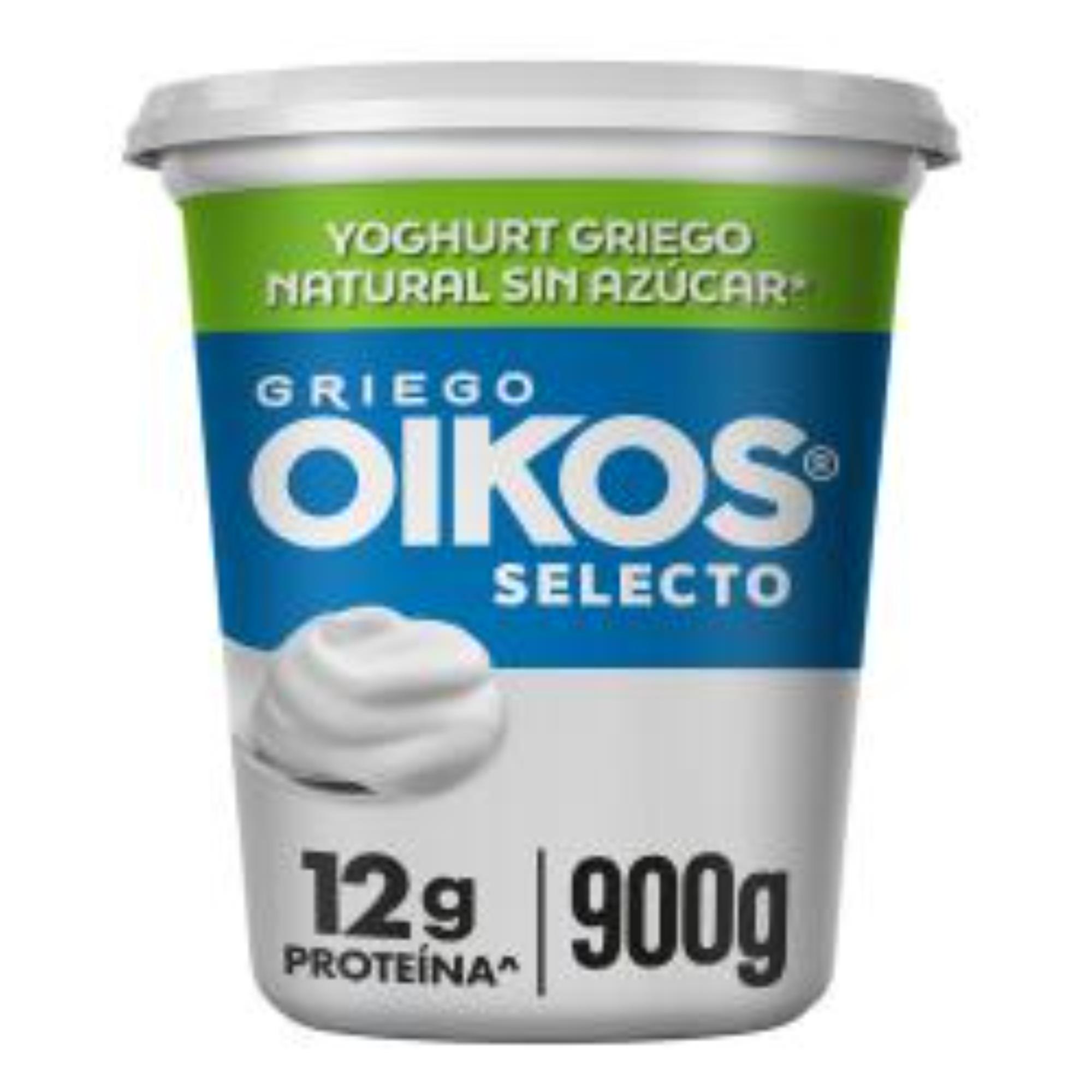 Yoghurt Griego Oikos Con Proteína Sabor Natural Sin Azúcar 900g