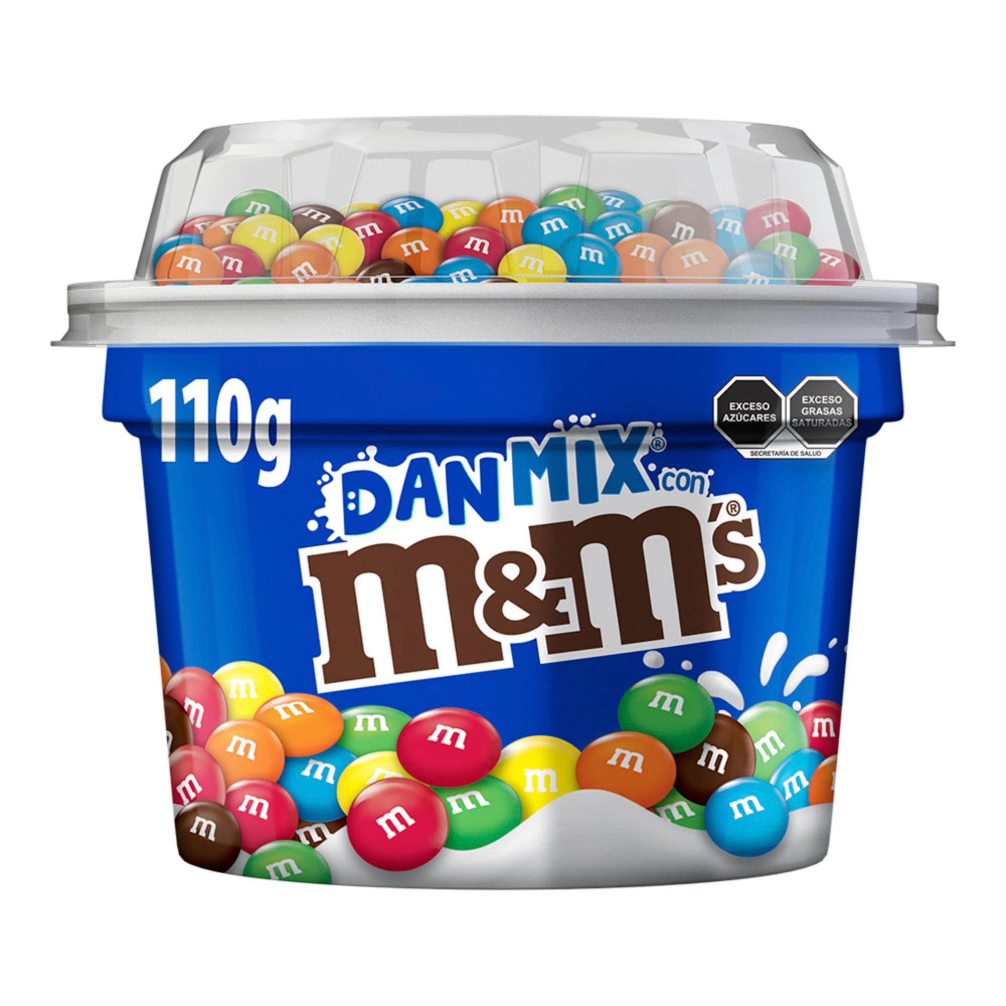 Yoghurt Danmix Sabor Vainilla Con M&ms 110g