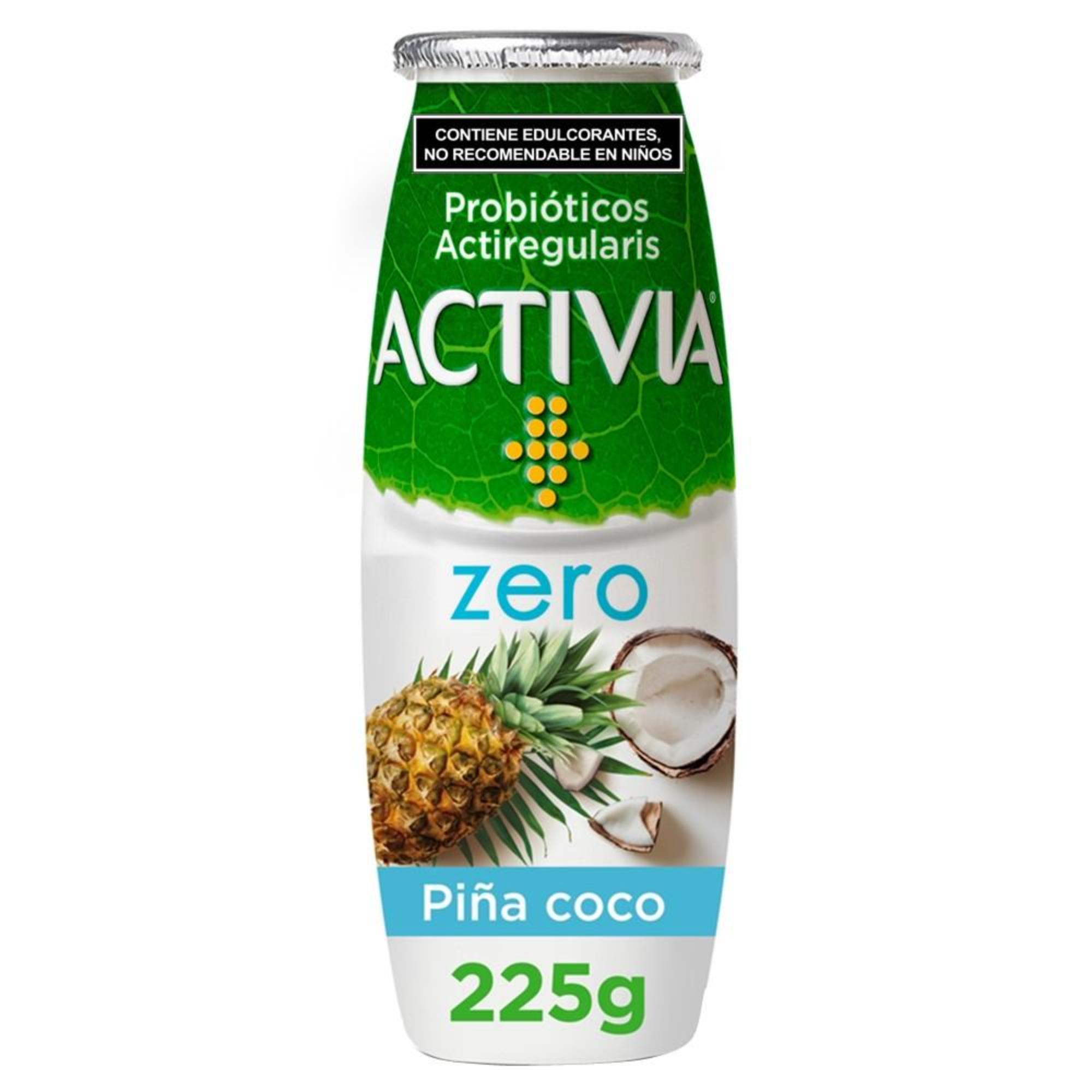 Yoghurt Piña Coco Sin Azucar Activia 225.0 Gr