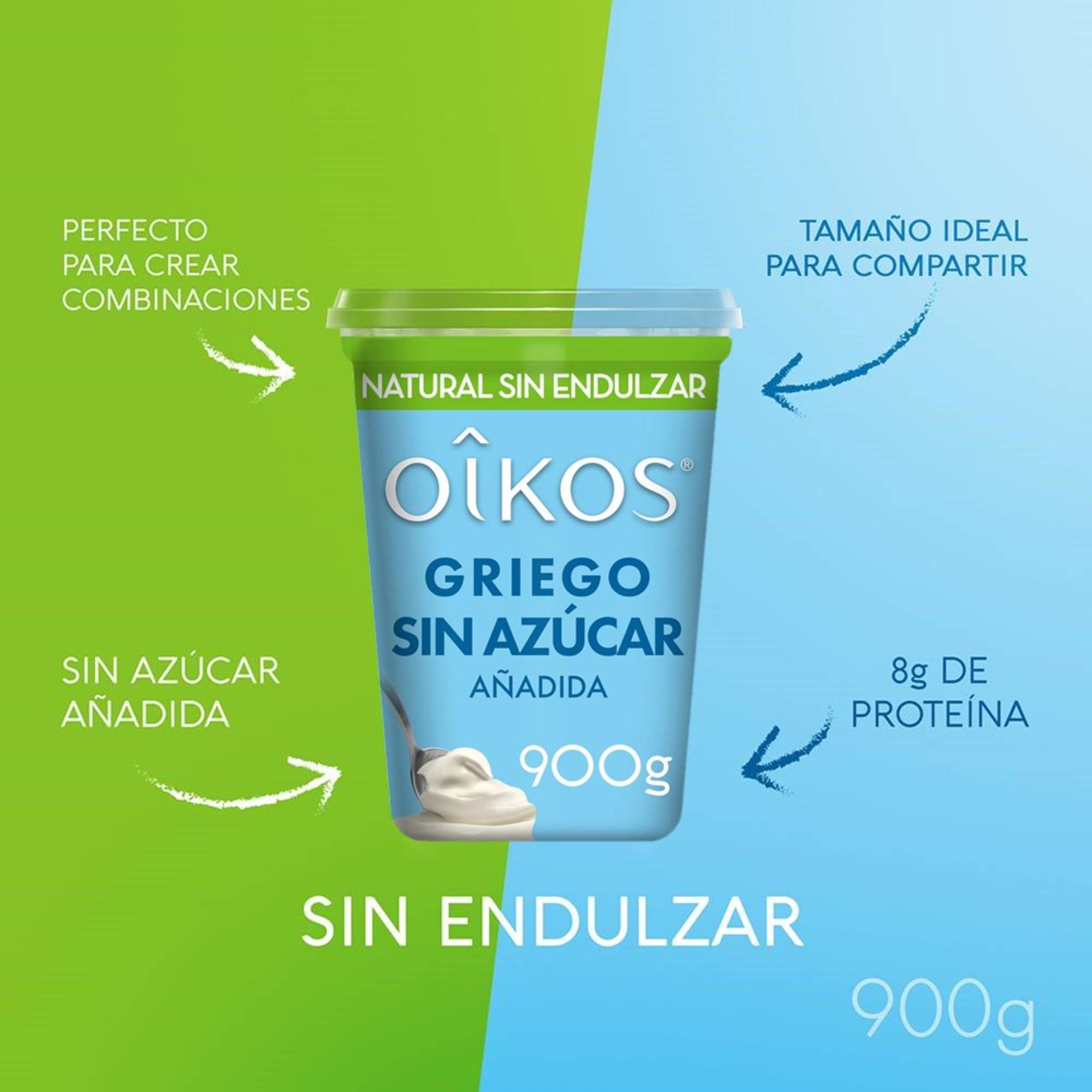 Yoghurt Griego Oikos Natural Sin Endulzar 900g