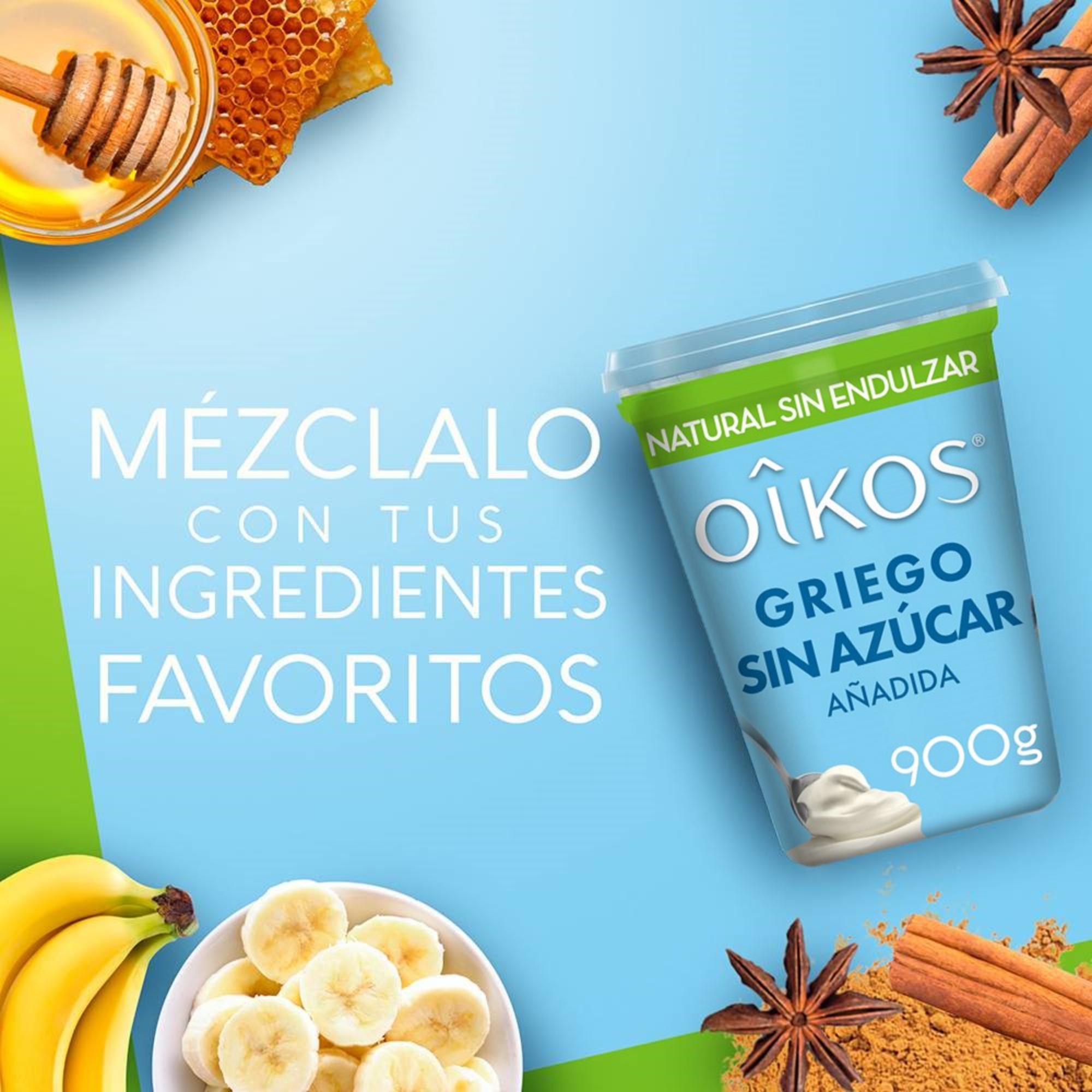 Yoghurt Griego Oikos Natural Sin Endulzar 900g