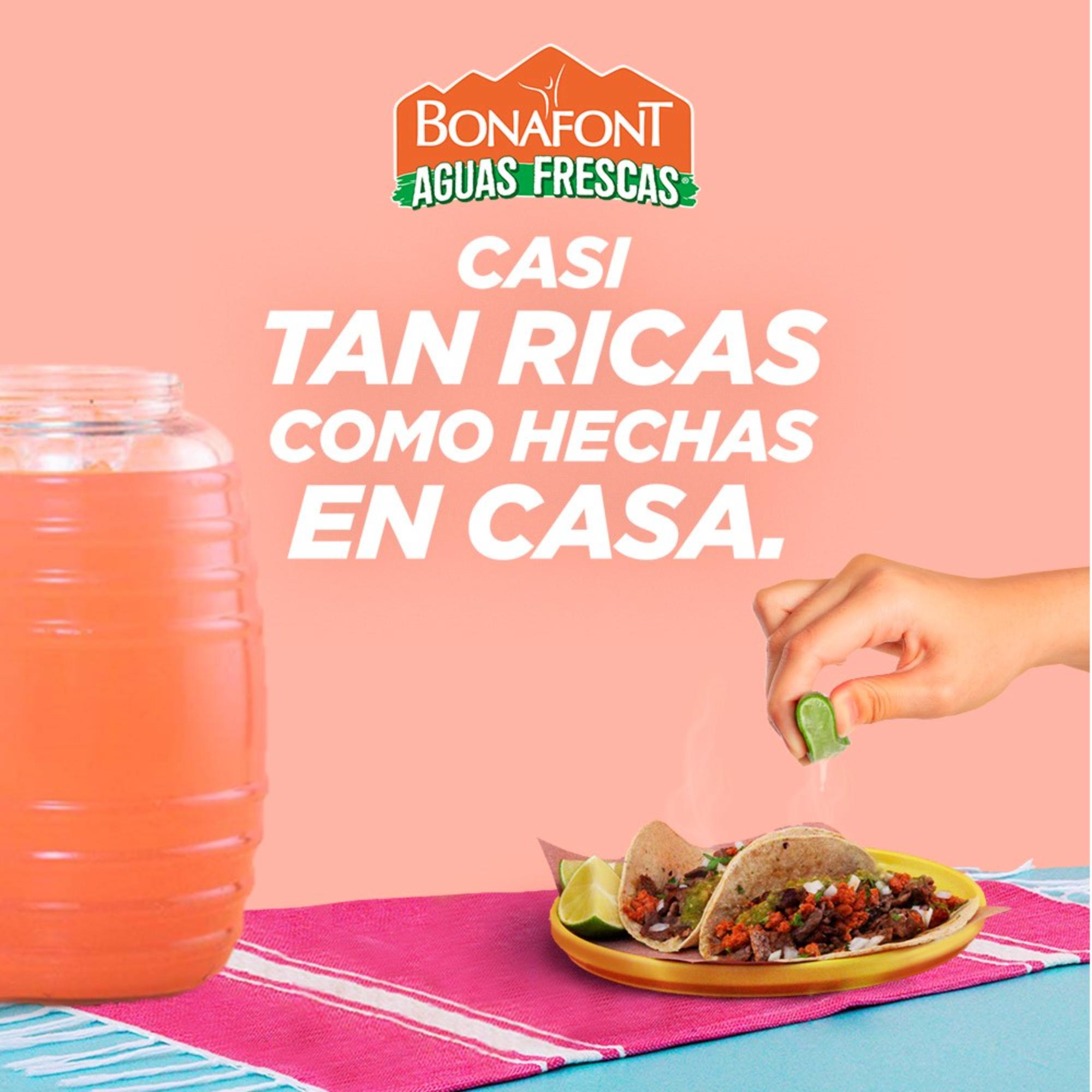 Bonafont Aguas Frescas Sabor Guayaba 1l