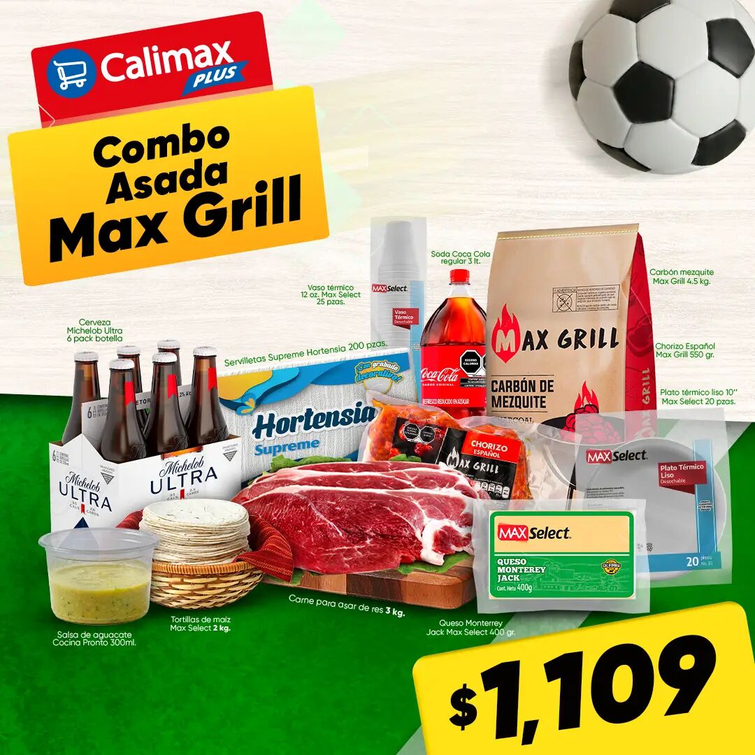 Combo Asada Max Grill
