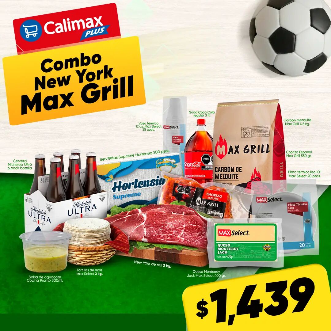 Combo New York Max Grill