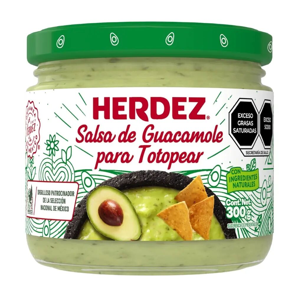 Salsa De Guacamole Herdez Para Totopear 300g