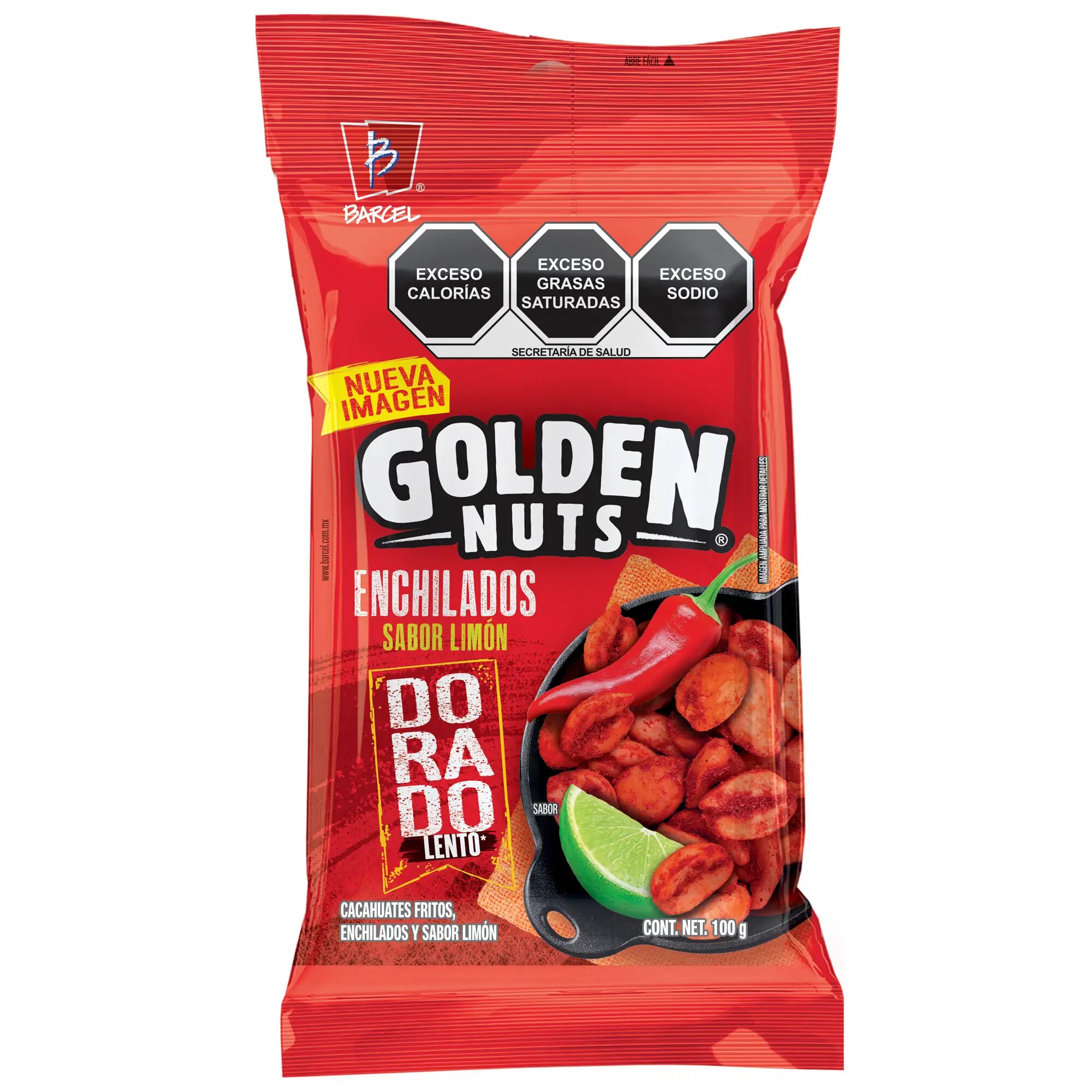 Golden Nuts Enchilados Barcel 100 Gr