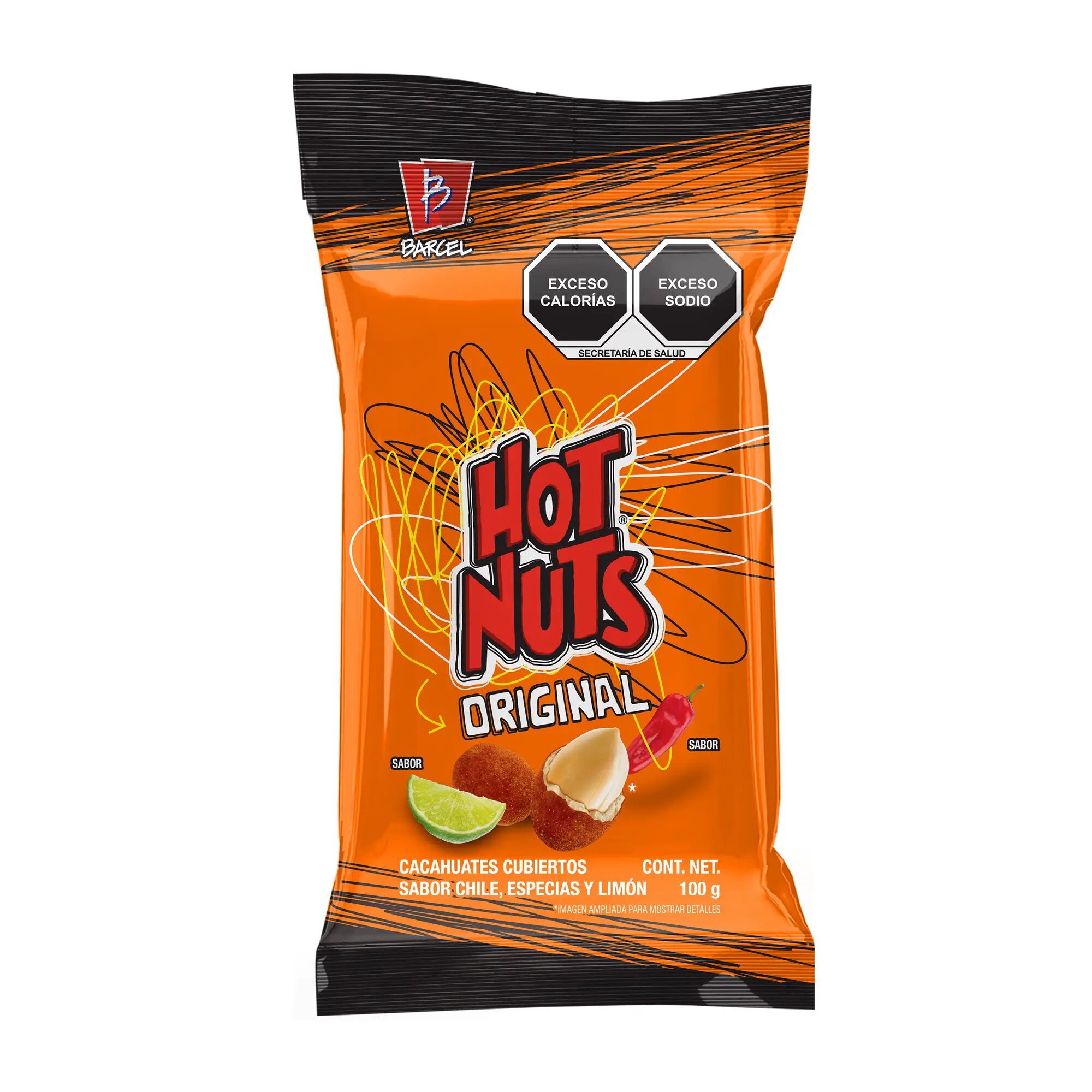 Hot Nuts Multintenso Barcel 100 Gr
