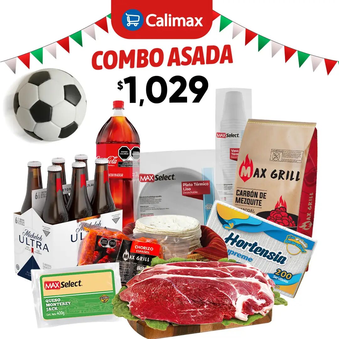 Combo Asada Paleta Max Grill