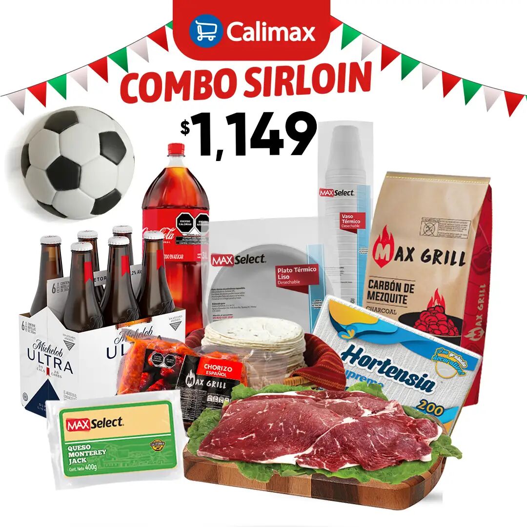 Combo Asada Sirloin Max Grill