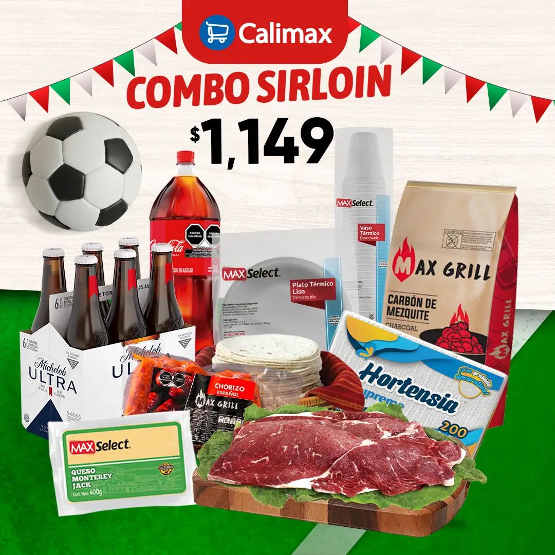 Combo Asada Sirloin Max Grill