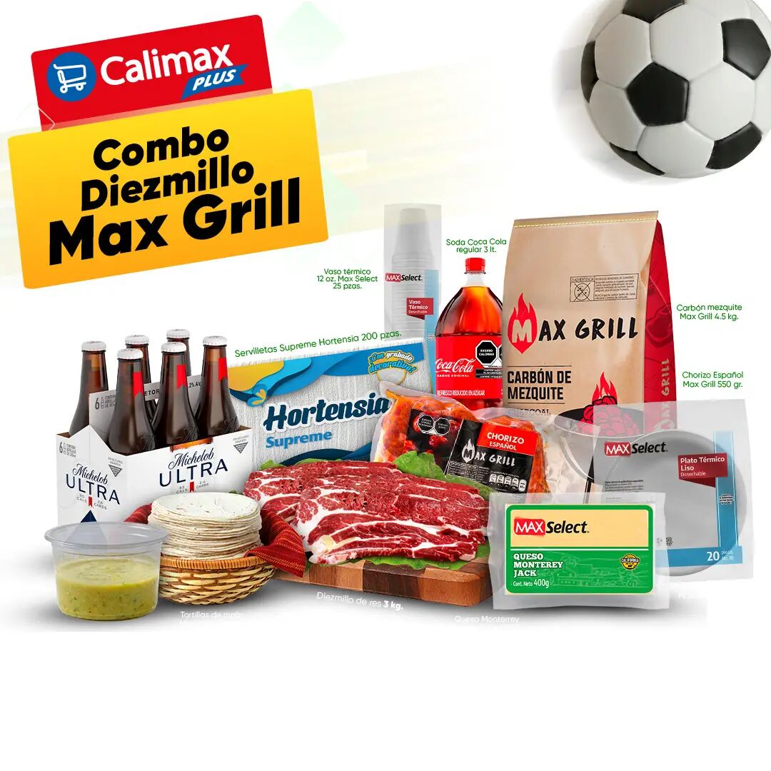 Combo Asada Alto Max Grill