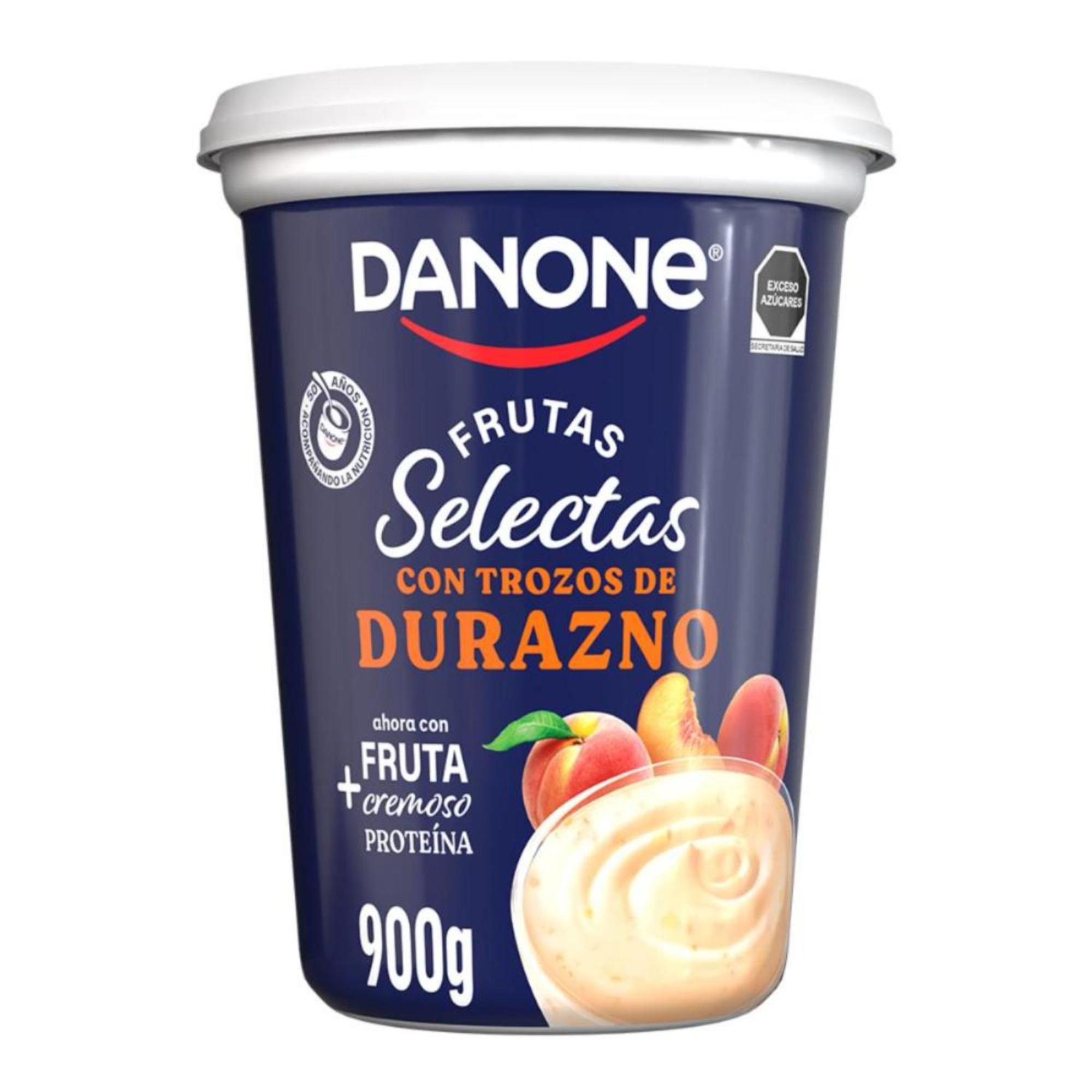 Yoghurt Frutas Durazno Danone 900gr
