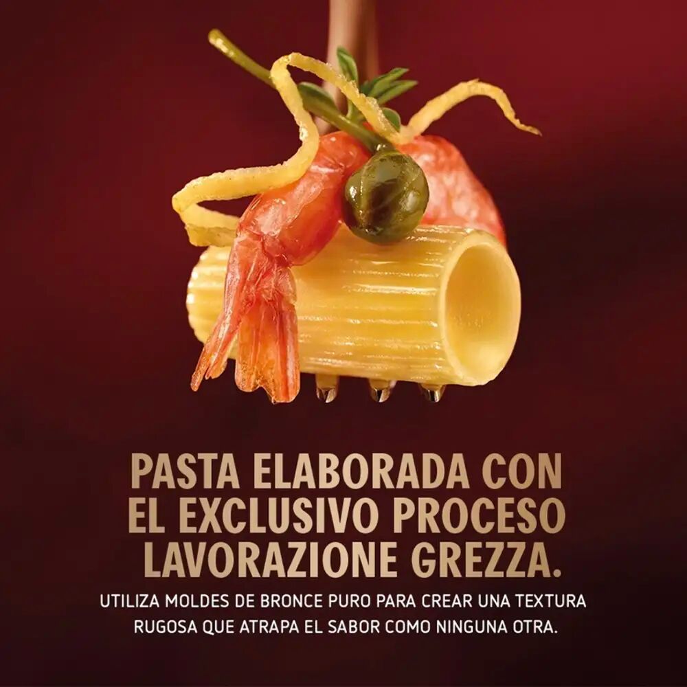 Pasta Barilla Al Bronzo Mezzi Rigatoni 500 G