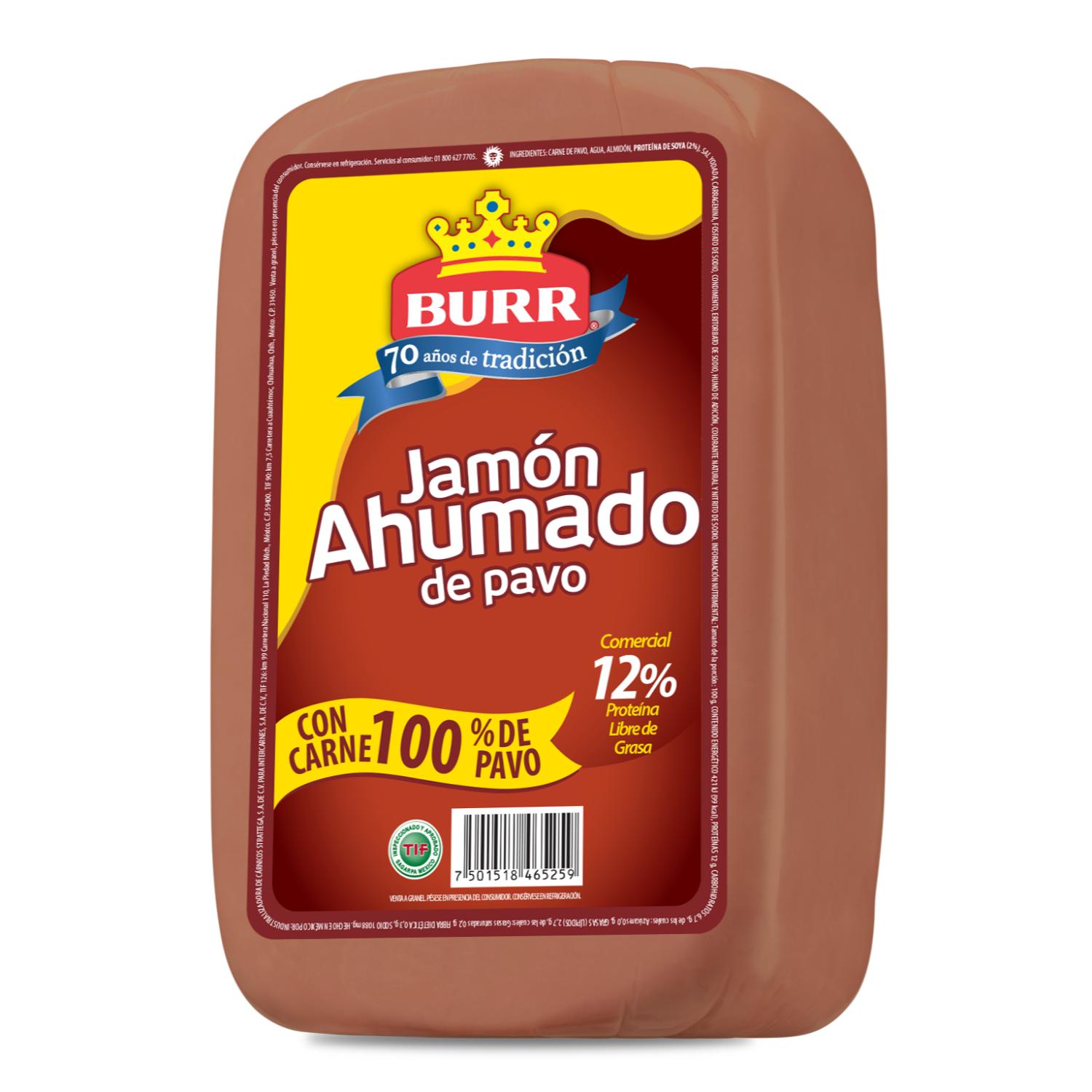 Jamón De Pavo Ahumado Burr Kg