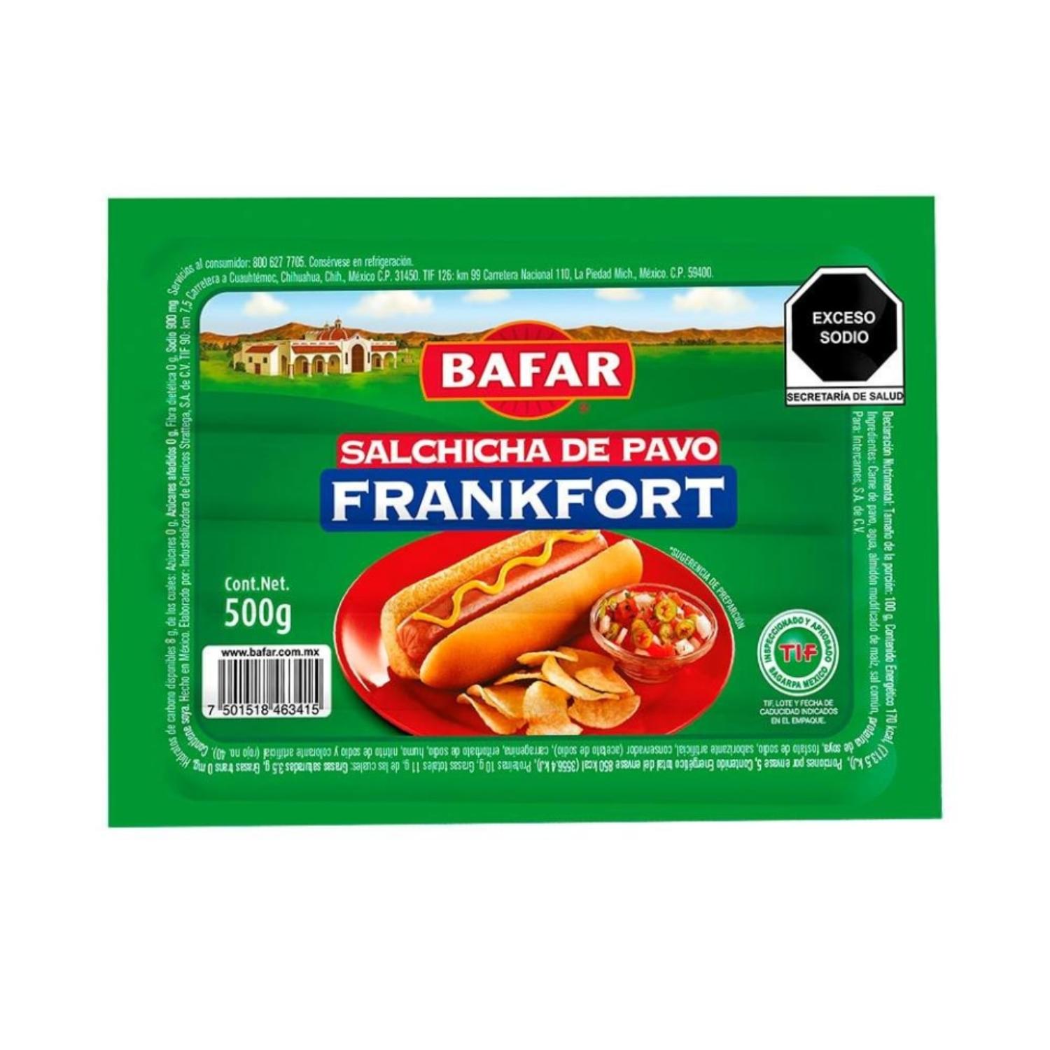 Salchicha Frank Bafar 500 G