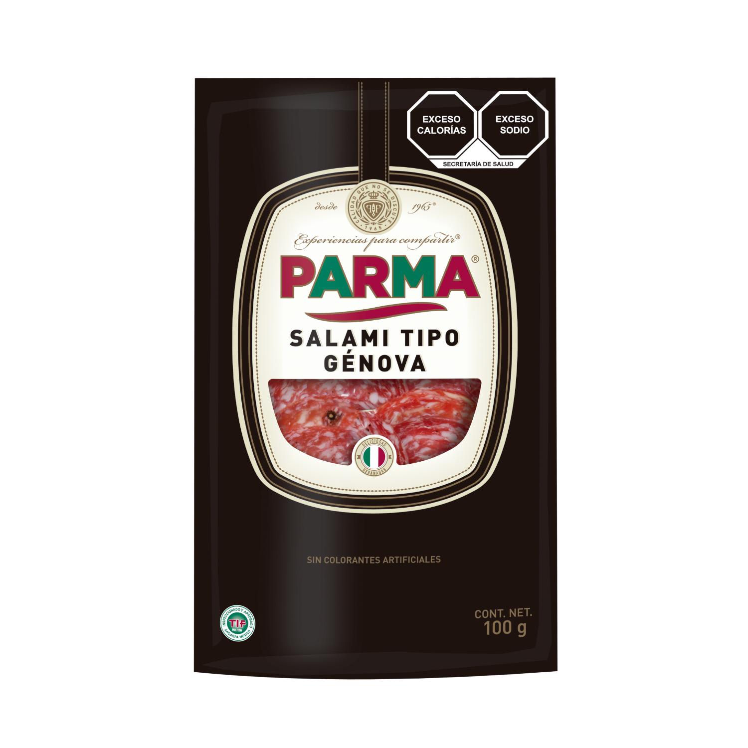 Salami Genova Parma Pqt 100 G