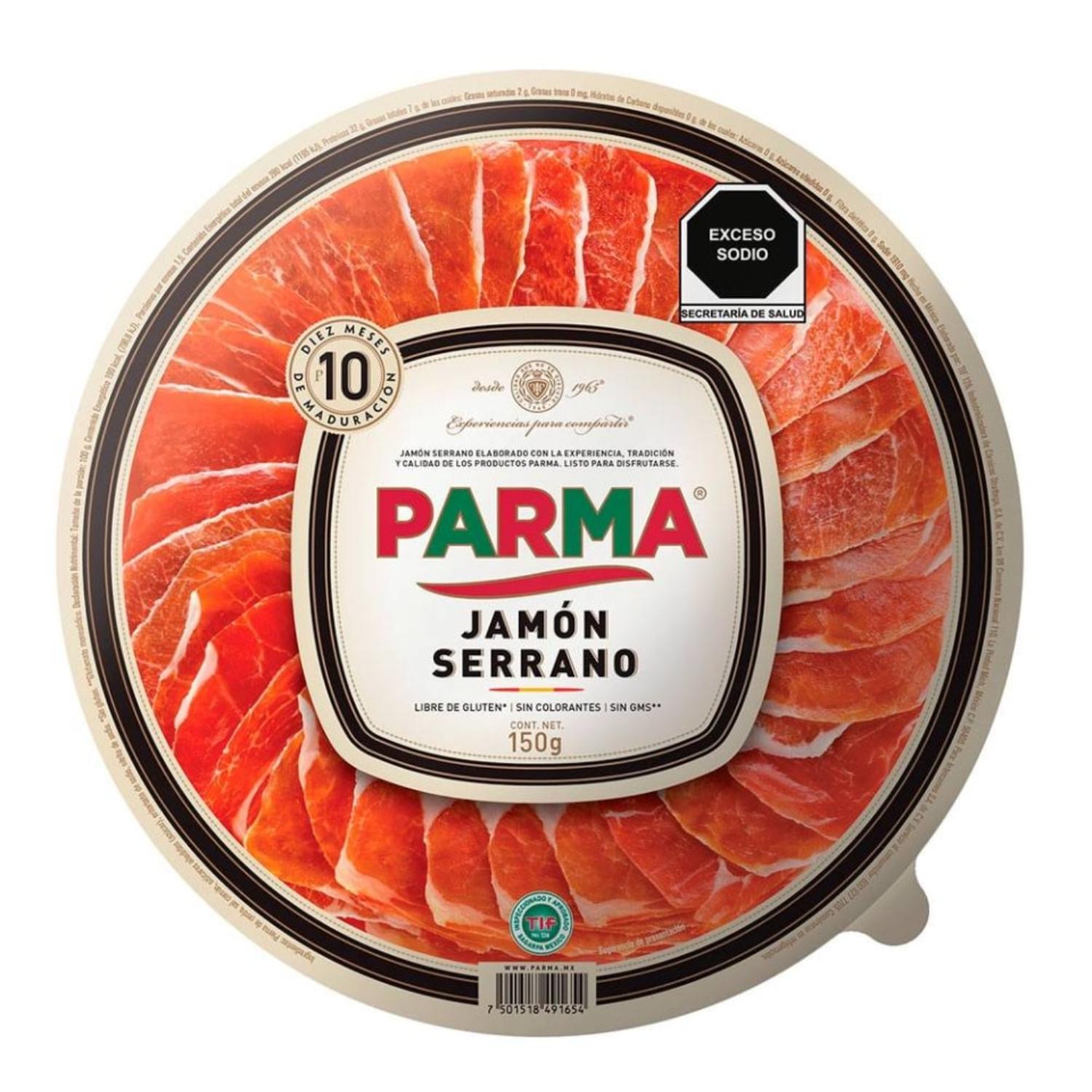 Deli Charola Serrano Parma 150 G