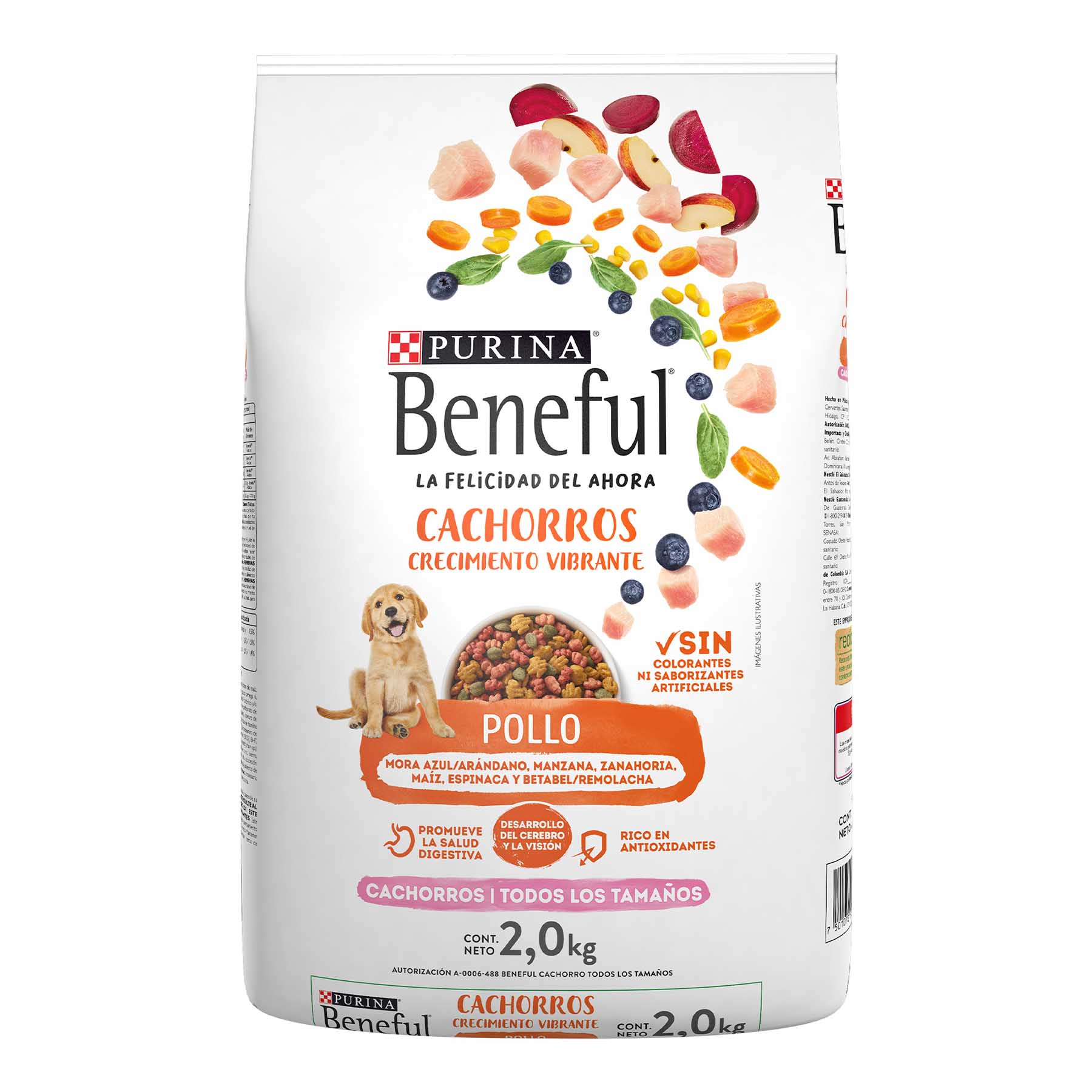 Comida Perro Cachorro Beneful 2.0 Kg