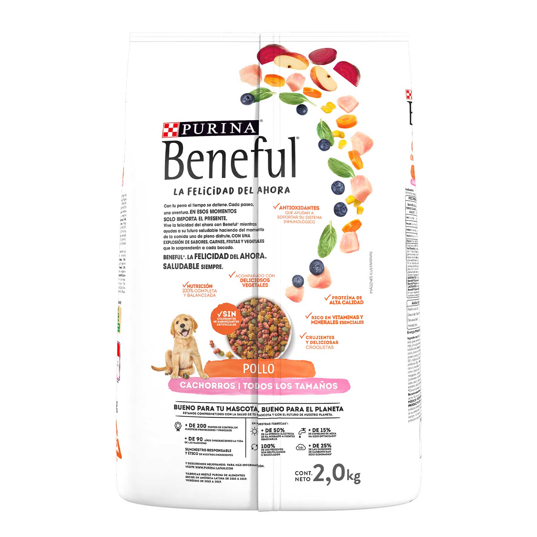 Comida Perro Cachorro Beneful 2.0 Kg