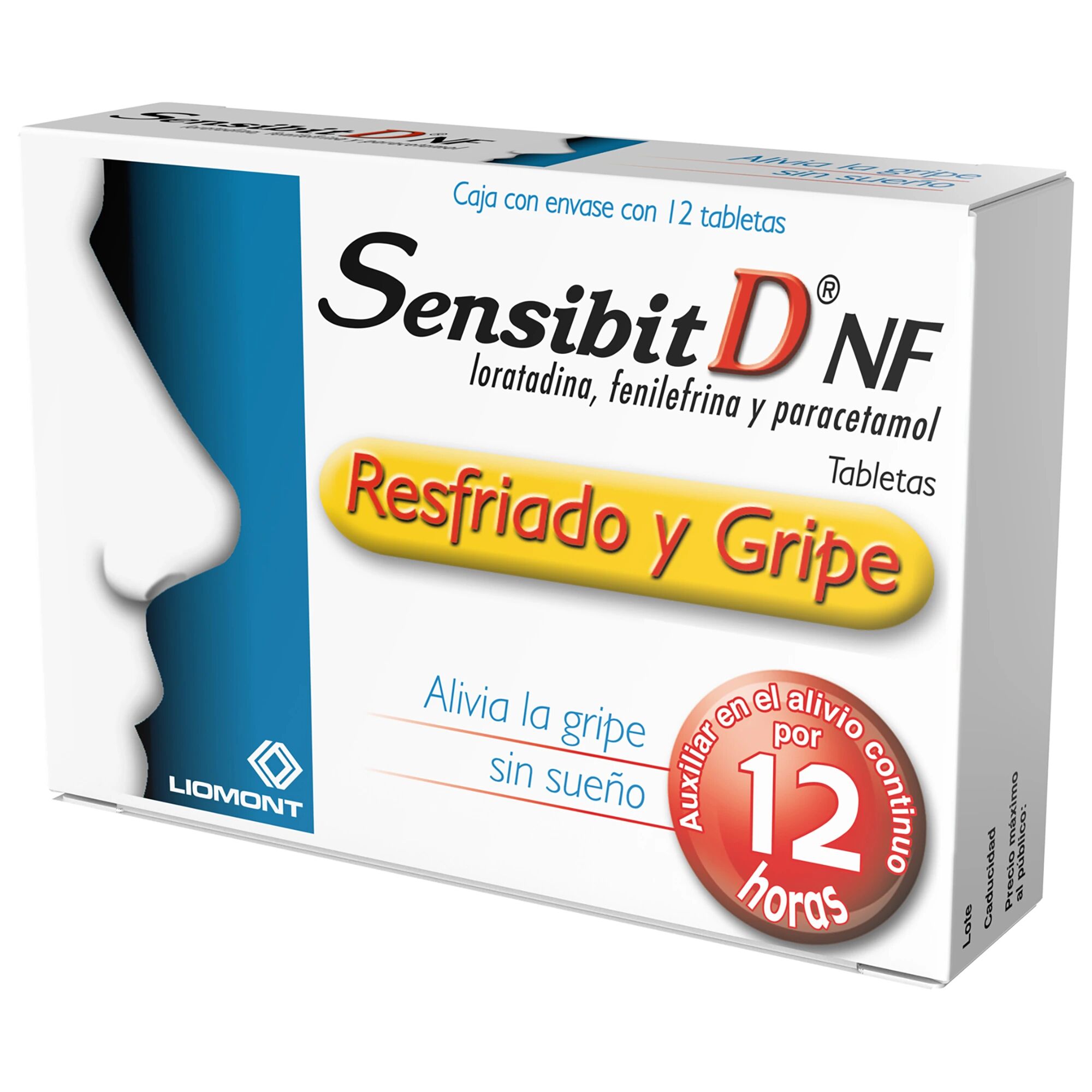Sensibit D Nf Caja Con 12 Tabletas